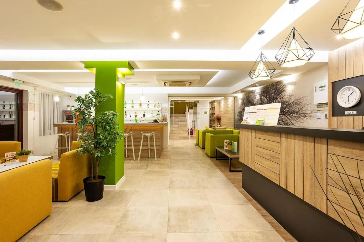 Lobby or reception in Hotel Compliment
