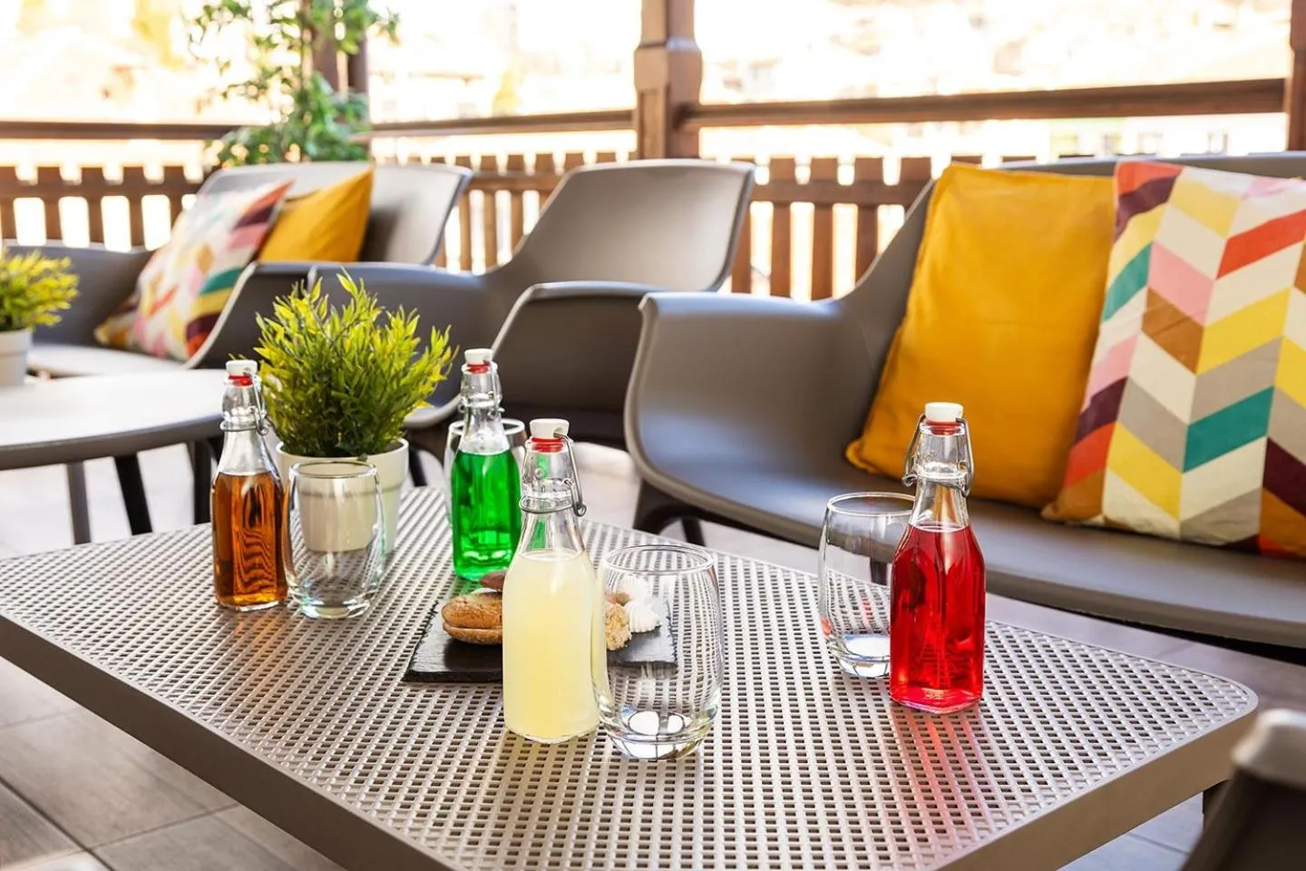 Balcony/Terrace in Hotel Compliment