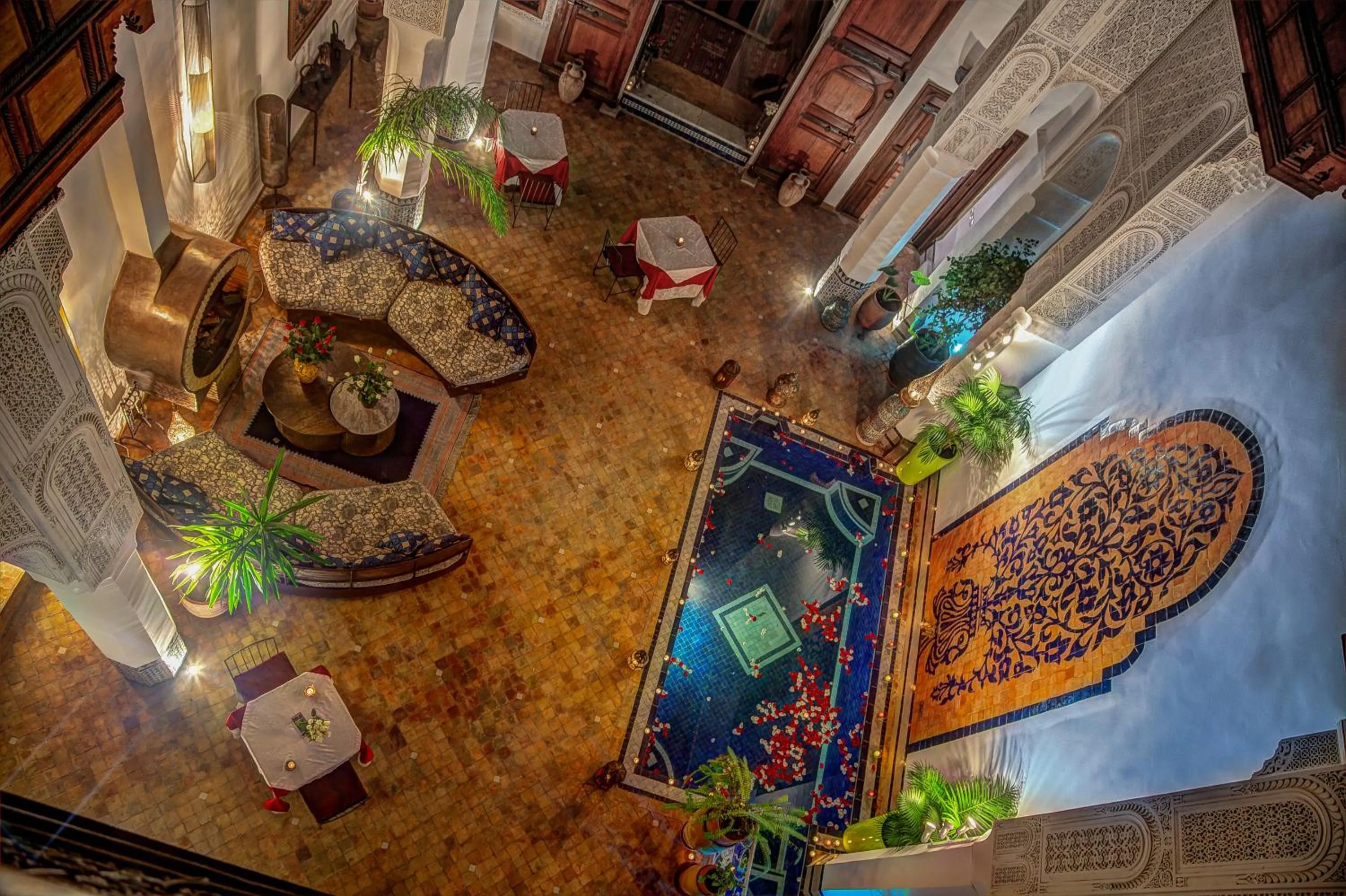 Decorative detail in Riad Almaz