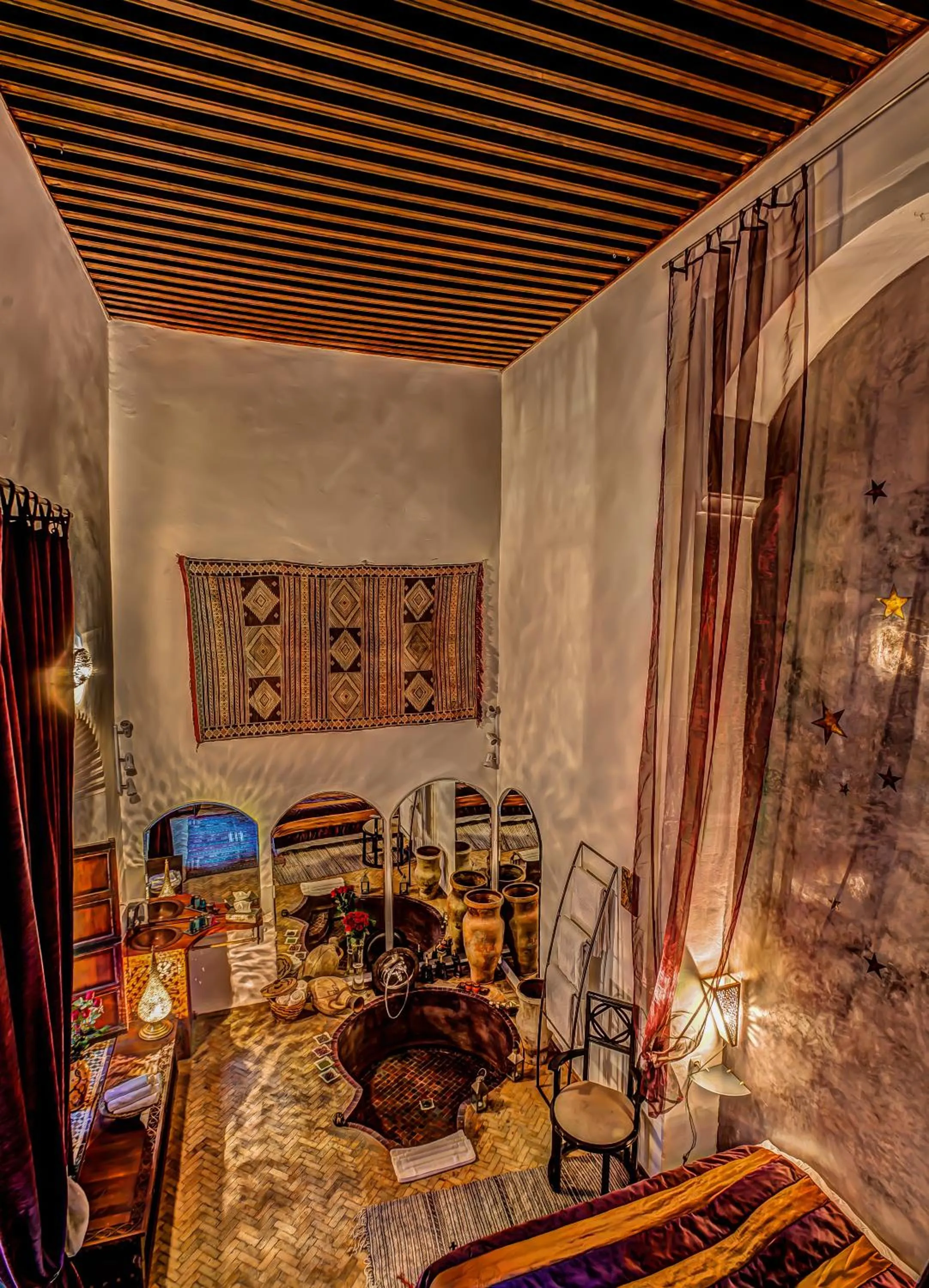 Decorative detail, Bed in Riad Almaz