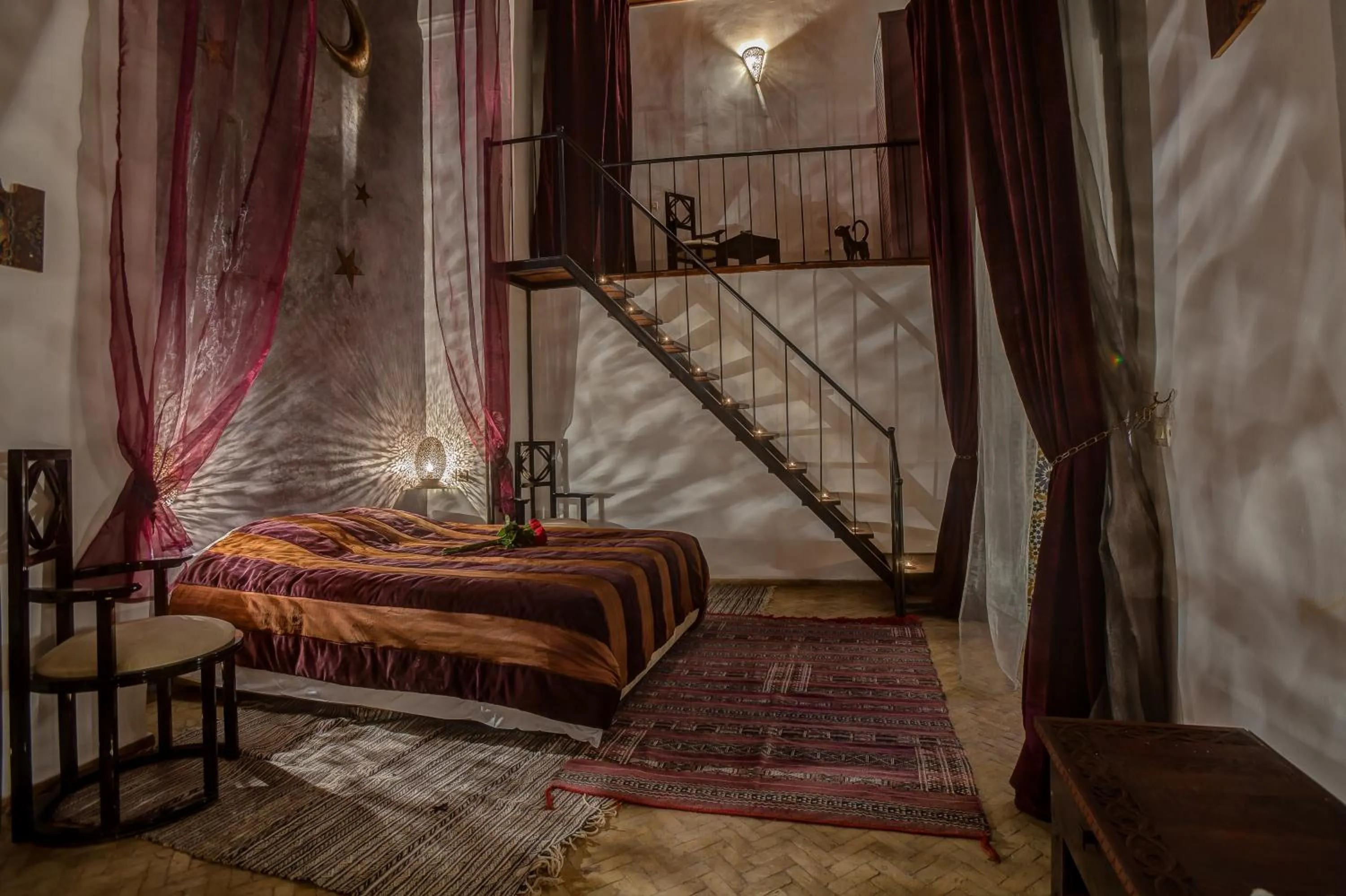Bedroom, Bed in Riad Almaz