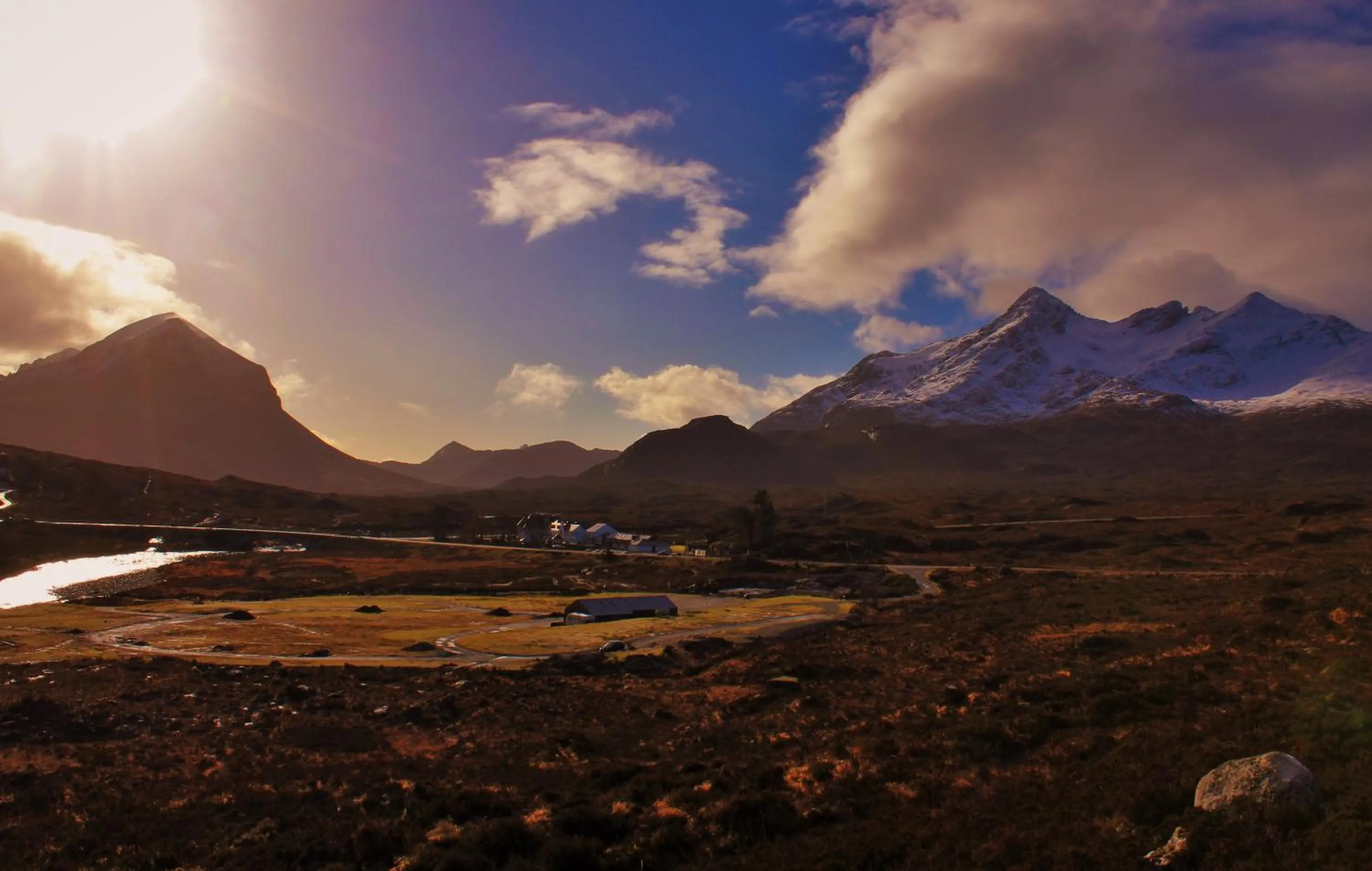 Natural landscape in Sligachan Hotel