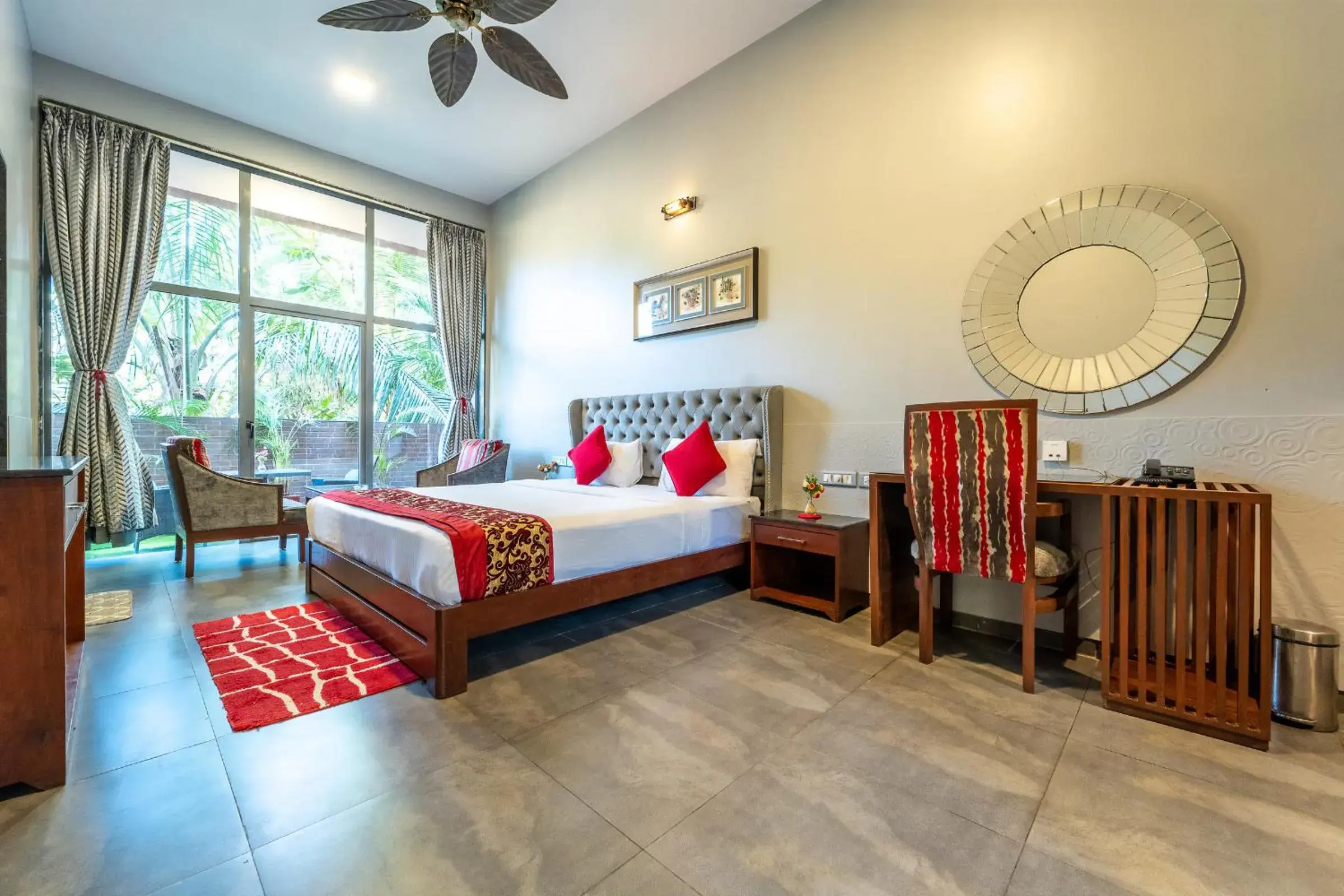 Bedroom, Bed in Zense Candolim Bedroom, Bed in Zense Candolim
