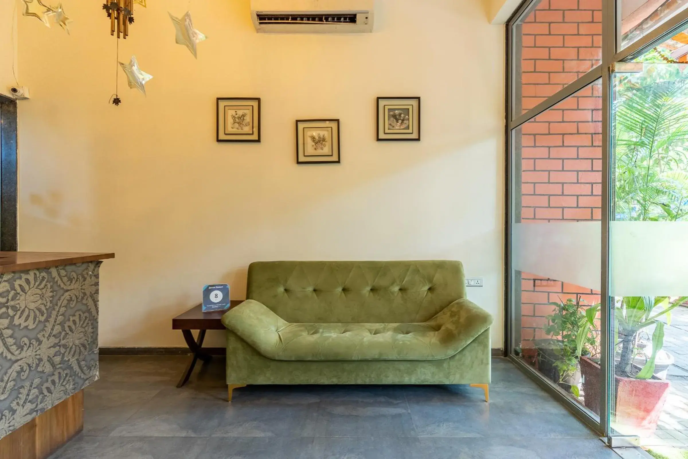 Lobby or reception in Zense Candolim Lobby or reception in Zense Candolim