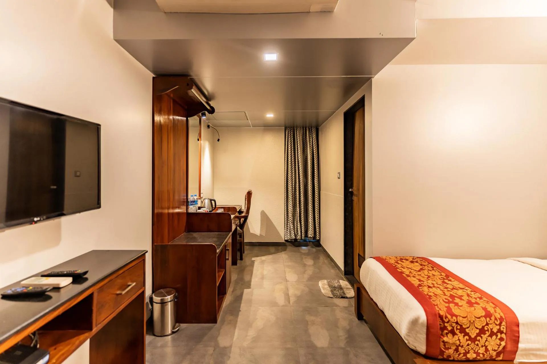 Bedroom, Bed in Zense Candolim