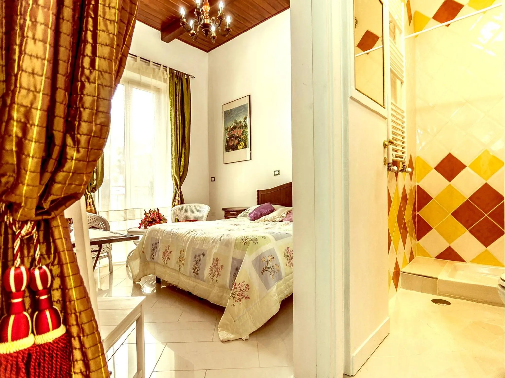 Bathroom, Bed in Il Veliero B&B