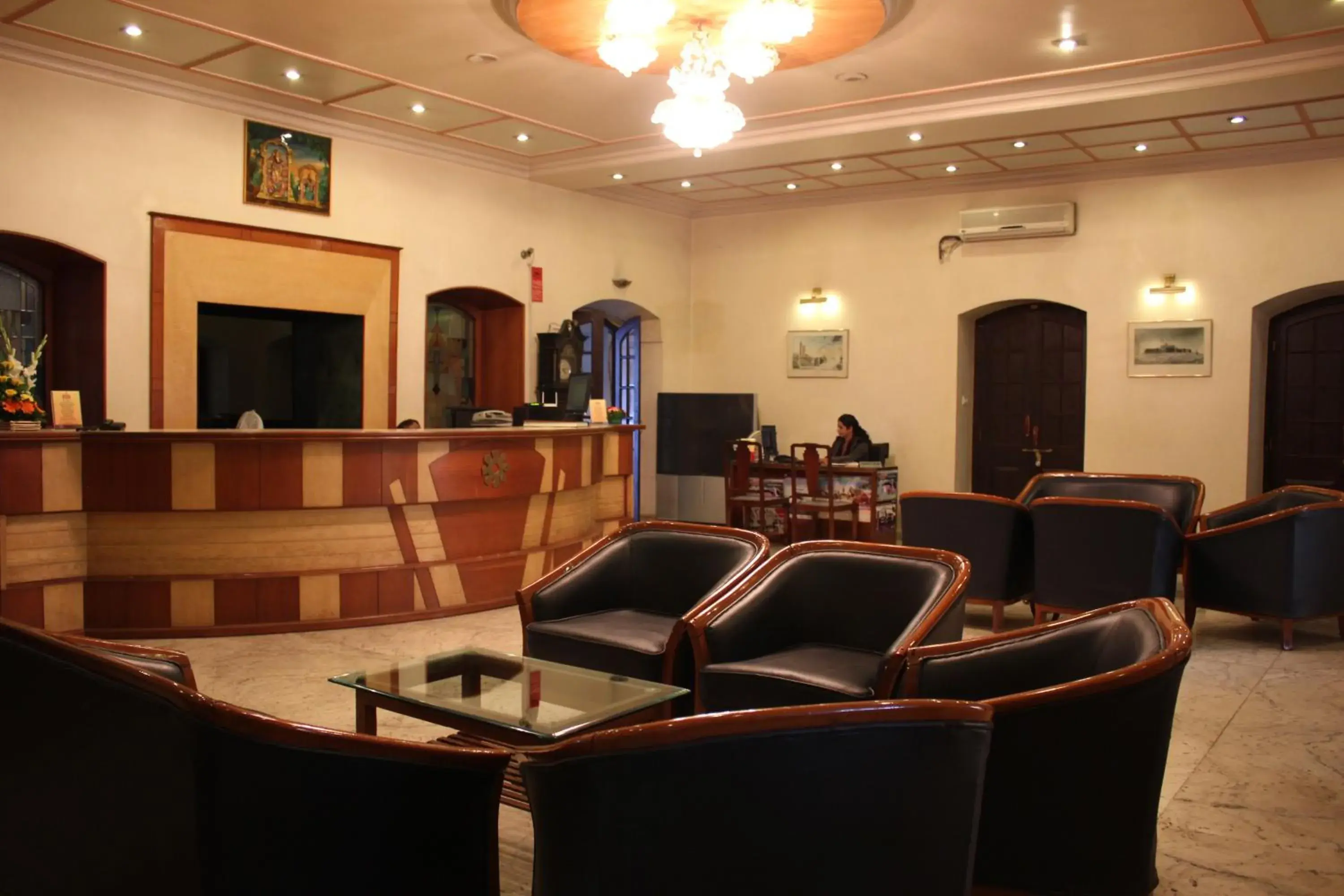 Lobby or reception in Hotel Ritz Lobby or reception in Hotel Ritz