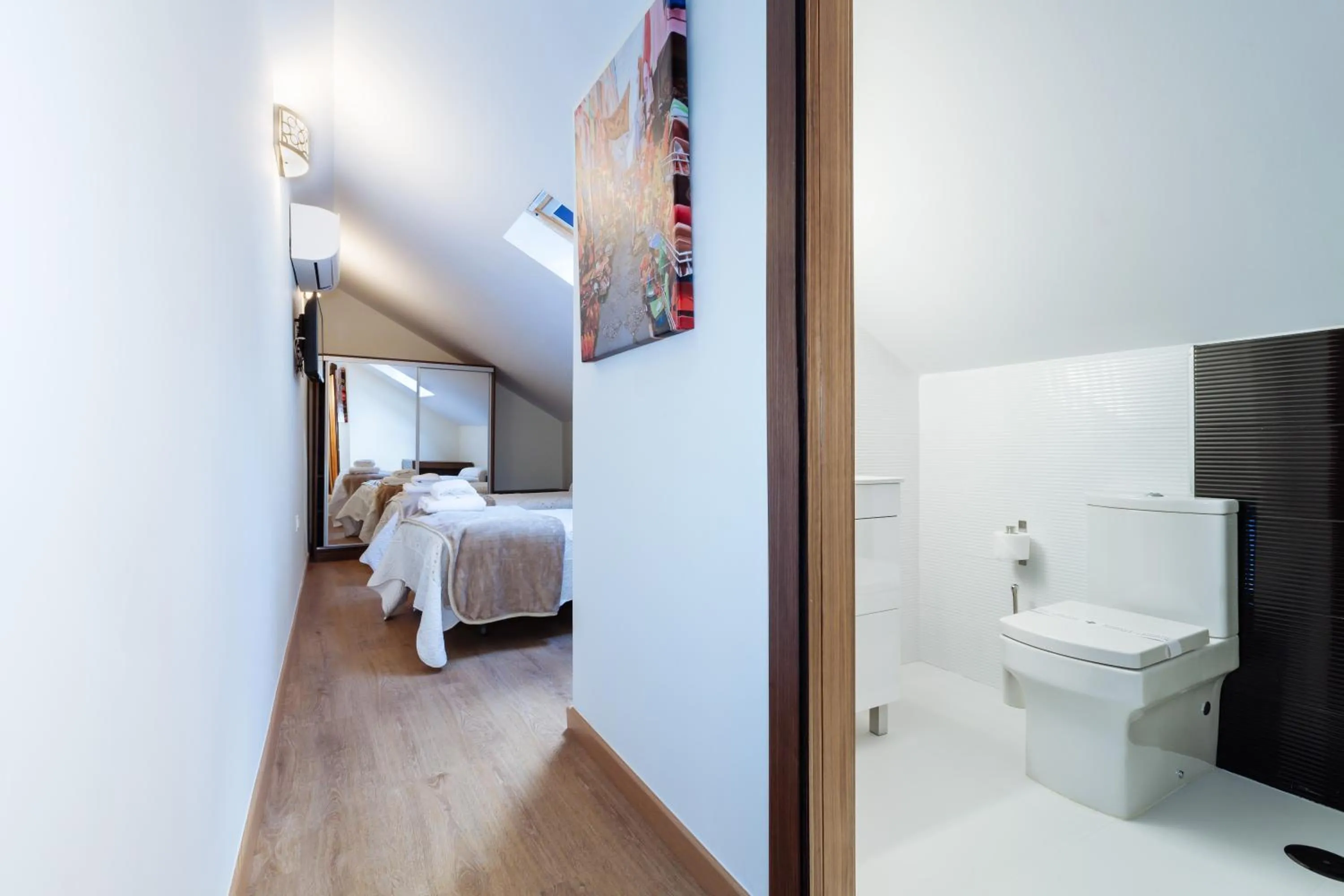 Decorative detail, Bed in Hostal Arriola