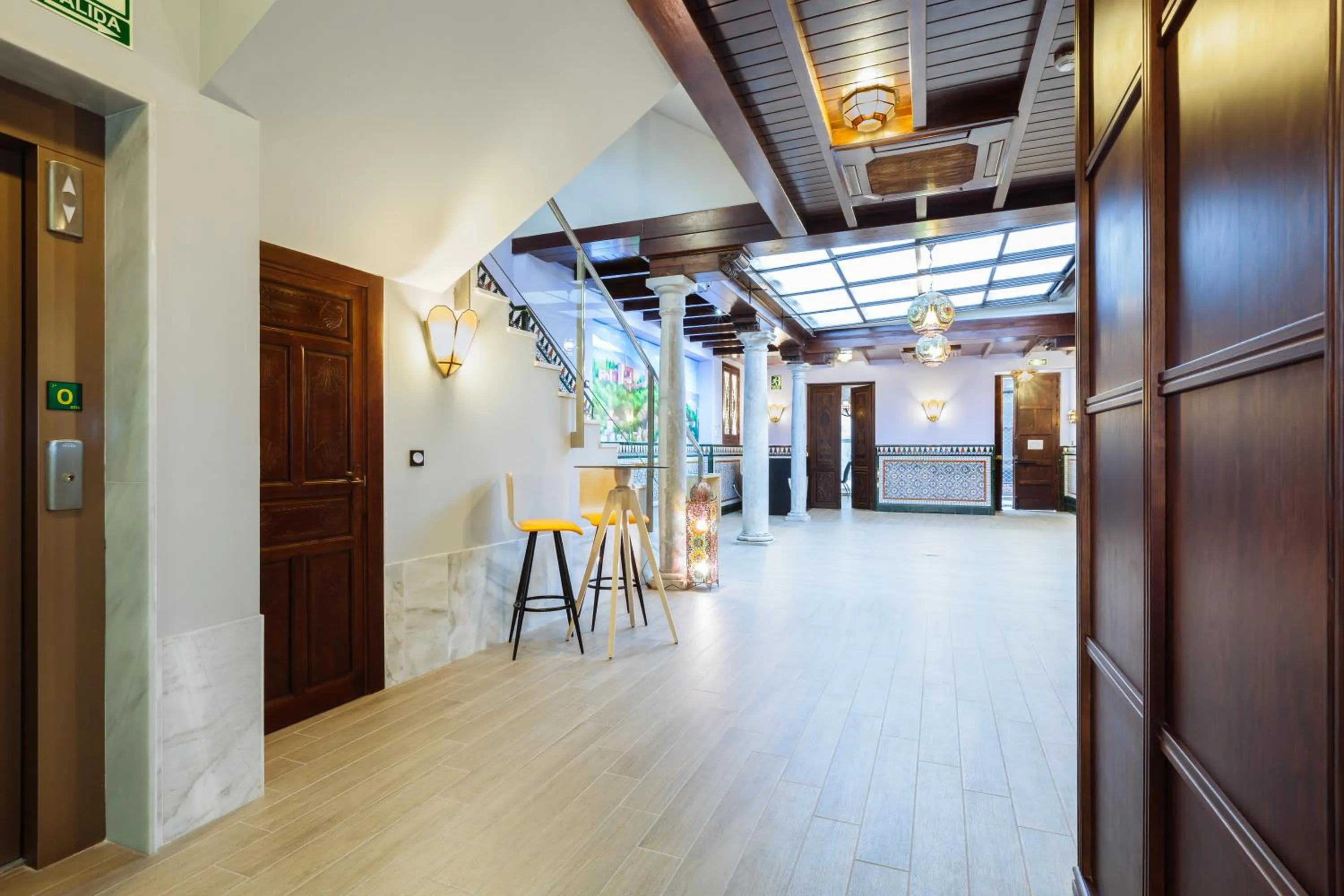 Lobby or reception in Hostal Arriola