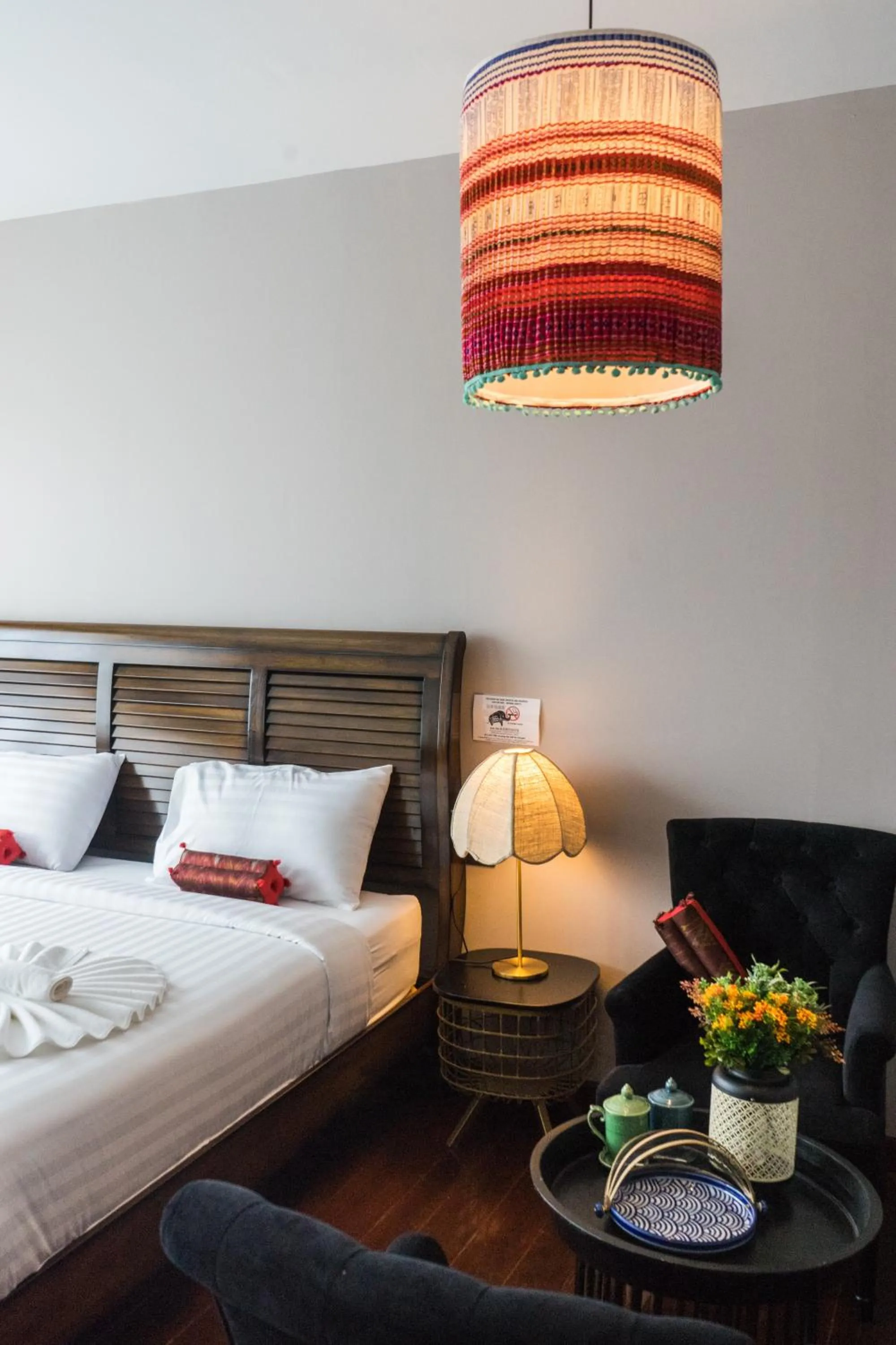 Decorative detail, Bed in See You Soon, Chiang Mai