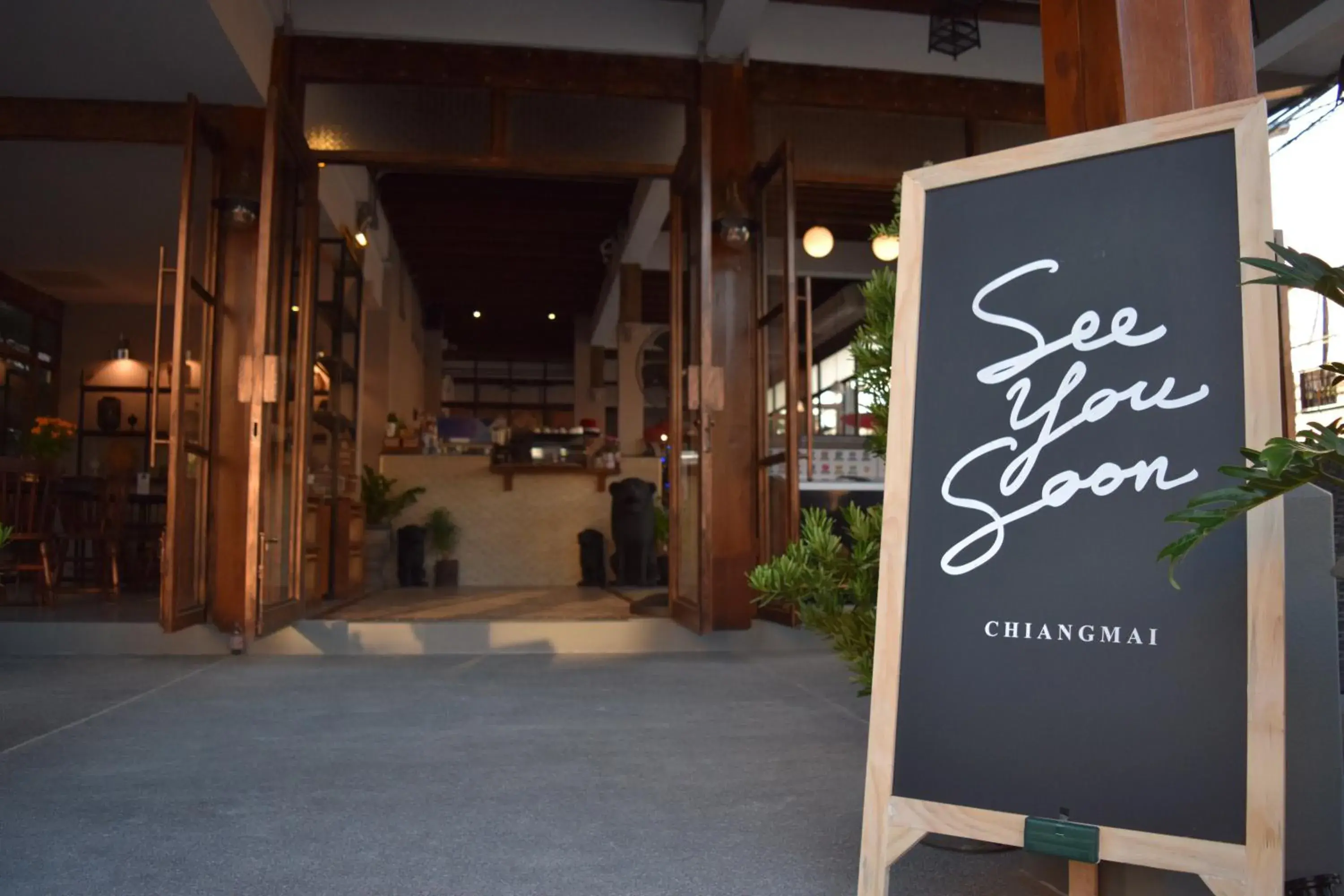 Facade/entrance in See You Soon, Chiang Mai Facade/entrance in See You Soon, Chiang Mai