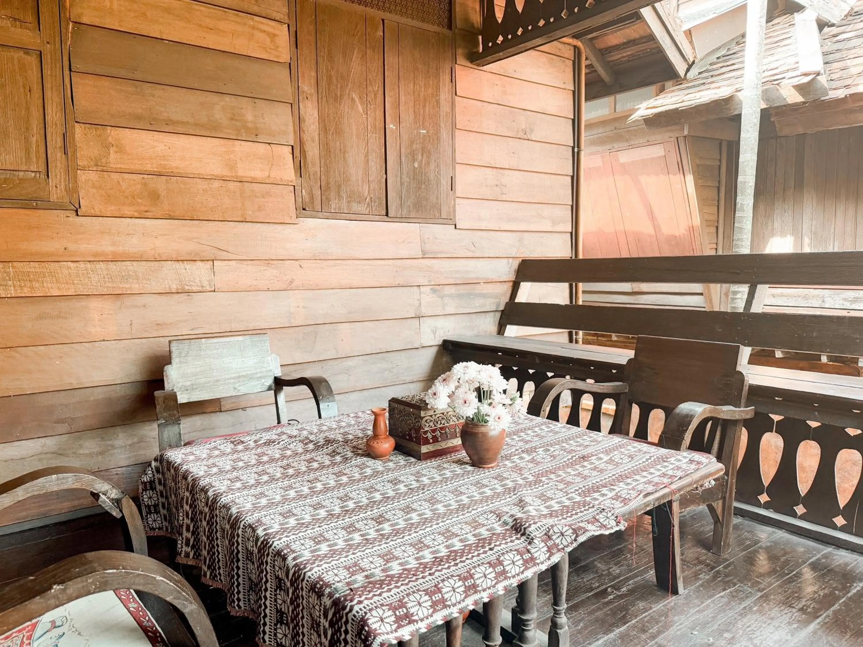 Seating area in Monfai Culture House