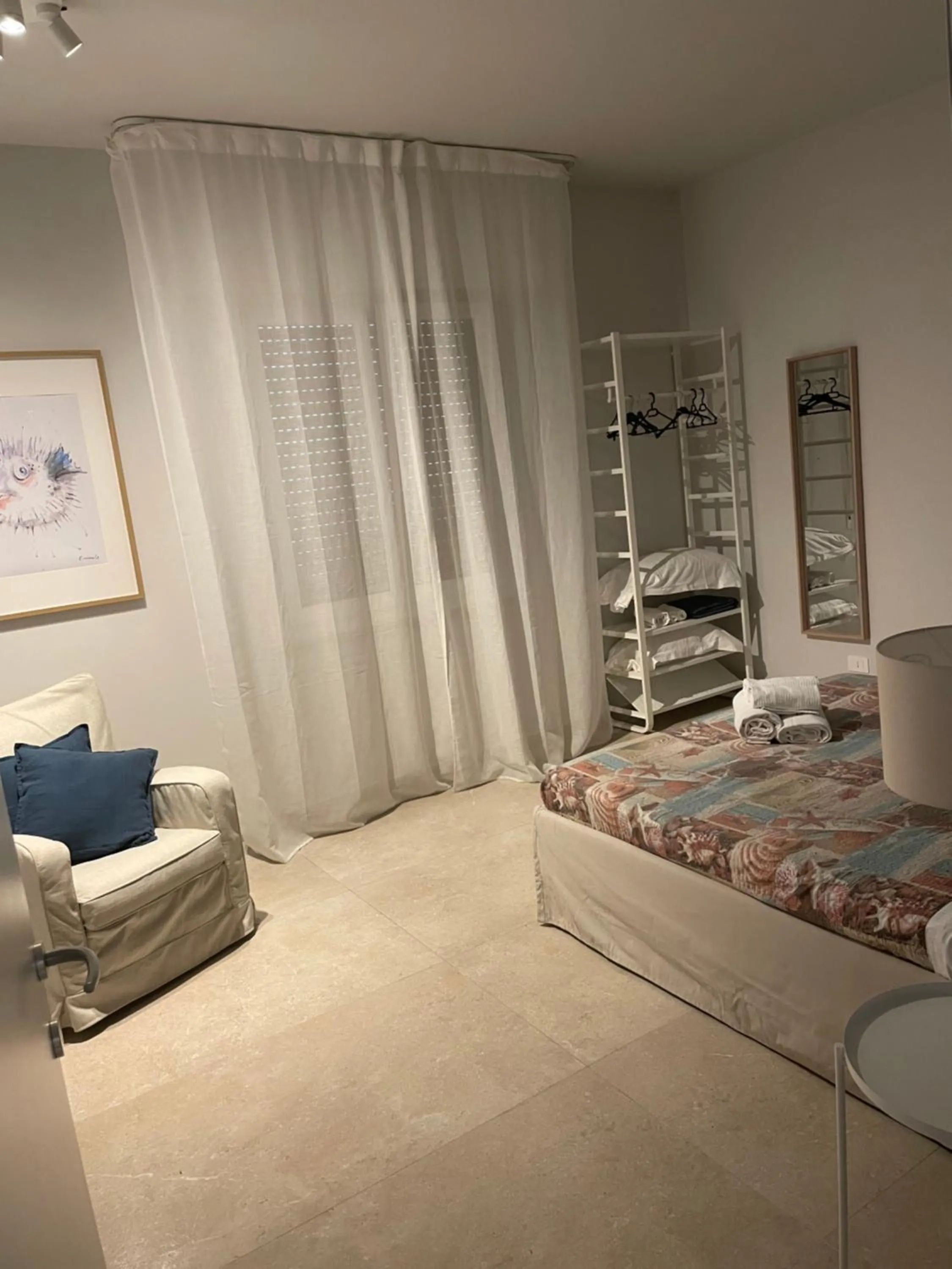 Bed in Hotel Miramare