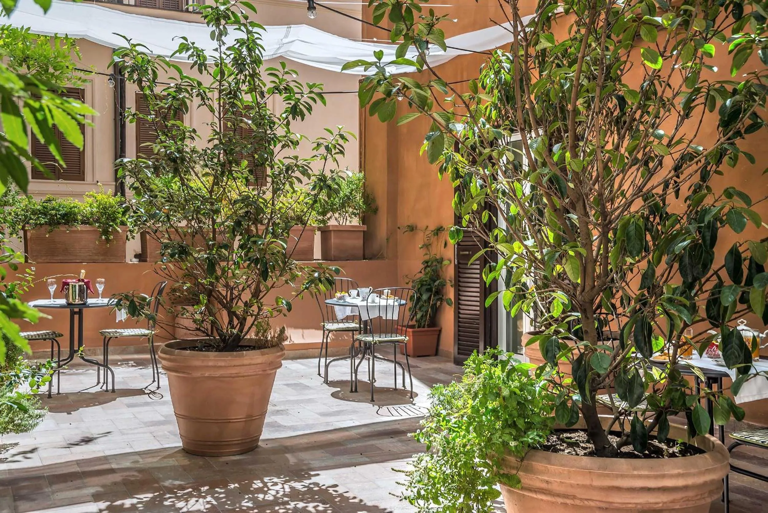 Patio in Ingrami Suites and Spa