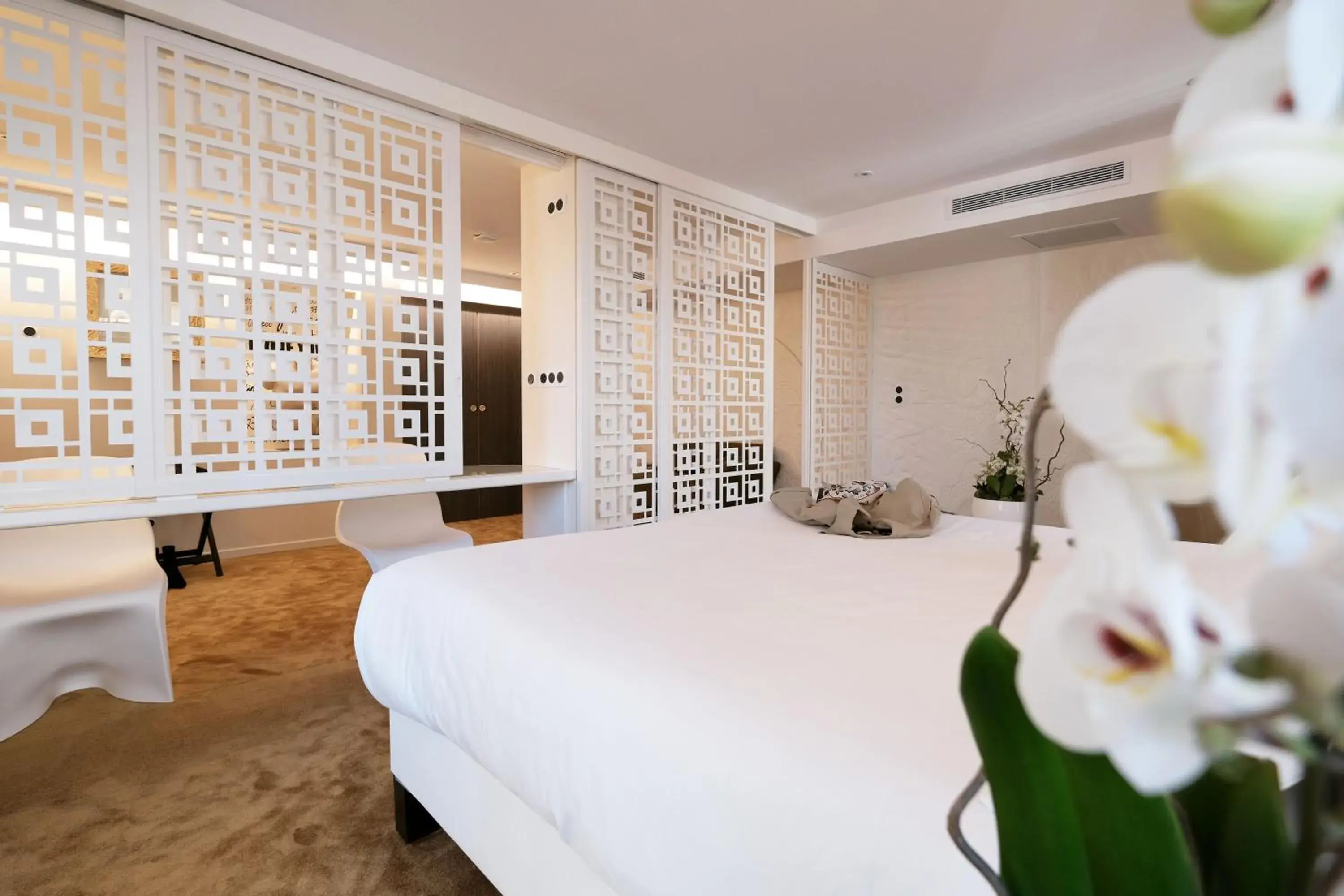 Bed in Empreinte Hotel & Spa Bed in Empreinte Hotel & Spa