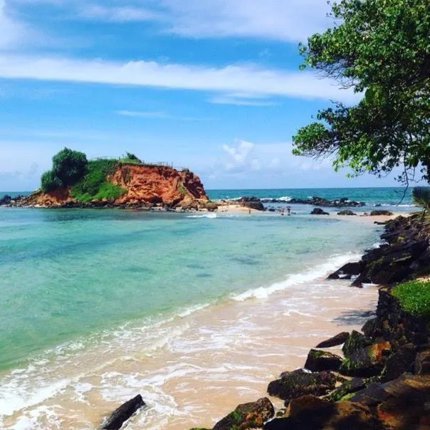 Beach in Hostel First Mirissa