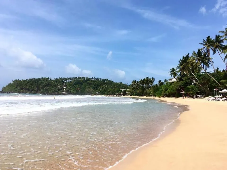 Beach in Hostel First Mirissa