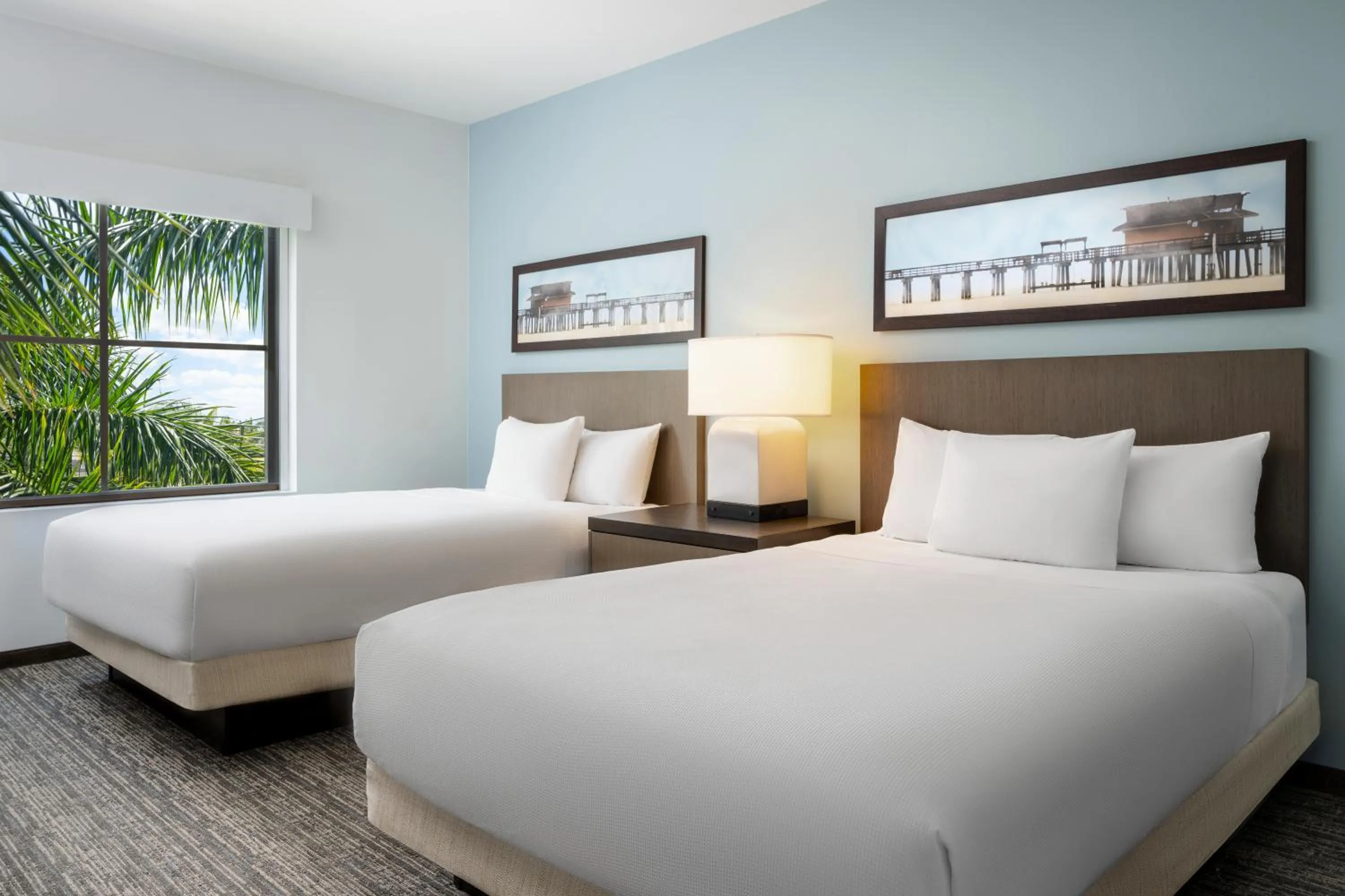 Bed in Hyatt House Naples 5th Avenue