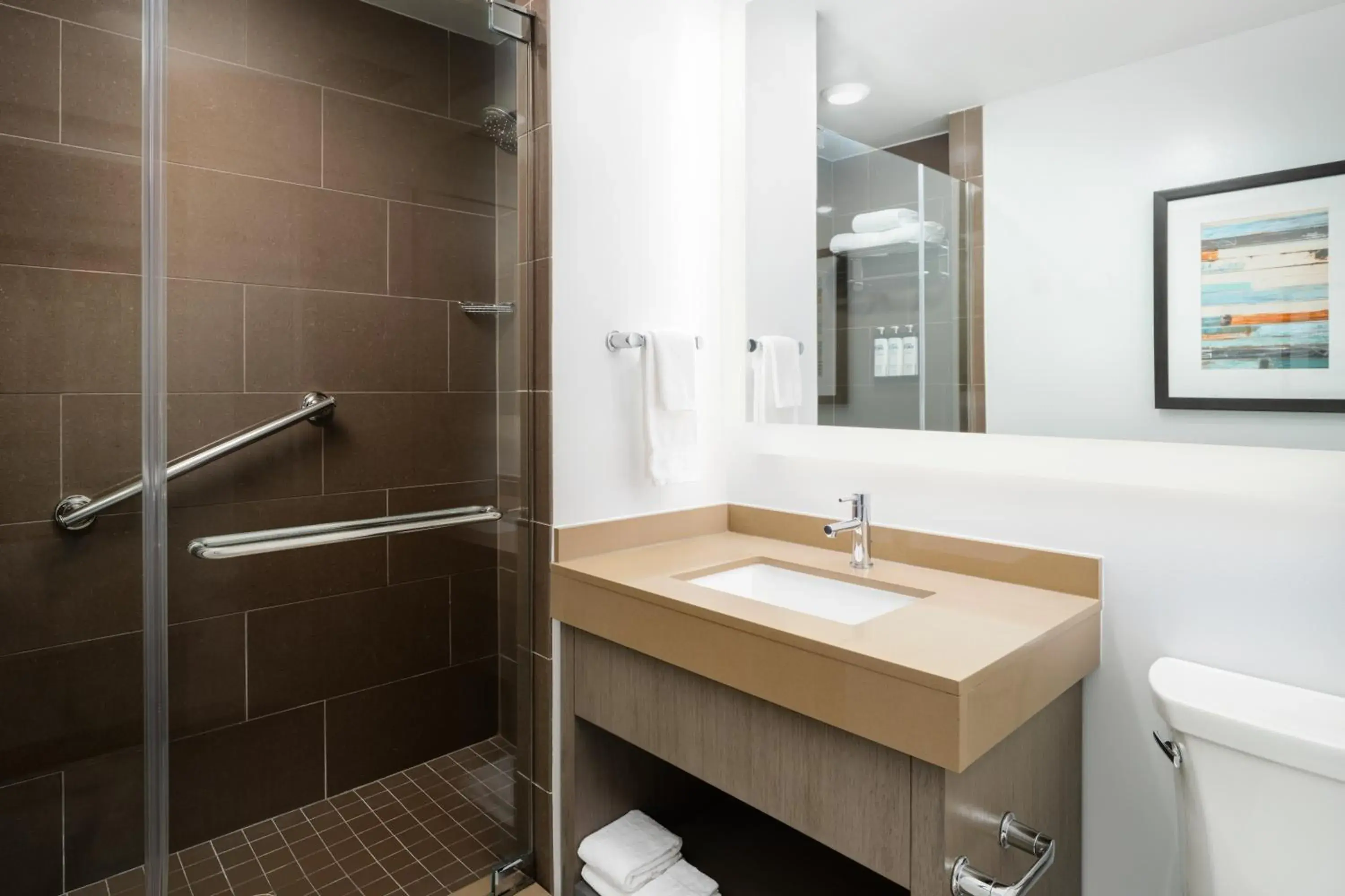 Bathroom in Hyatt House Naples 5th Avenue Bathroom in Hyatt House Naples 5th Avenue