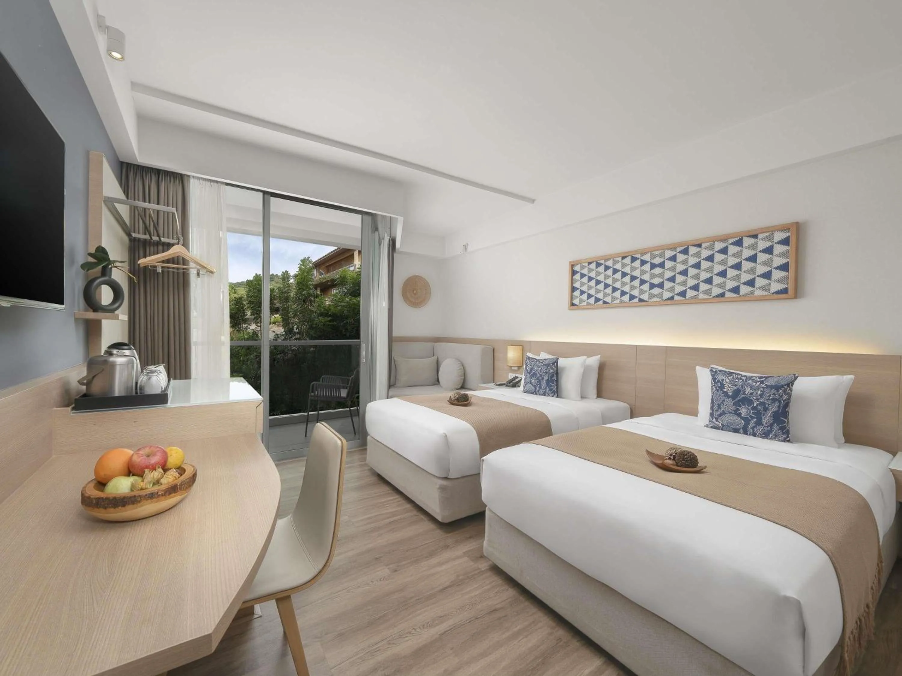 Bedroom, Bed in Andaman Beach Hotel Phuket - Handwritten Collection