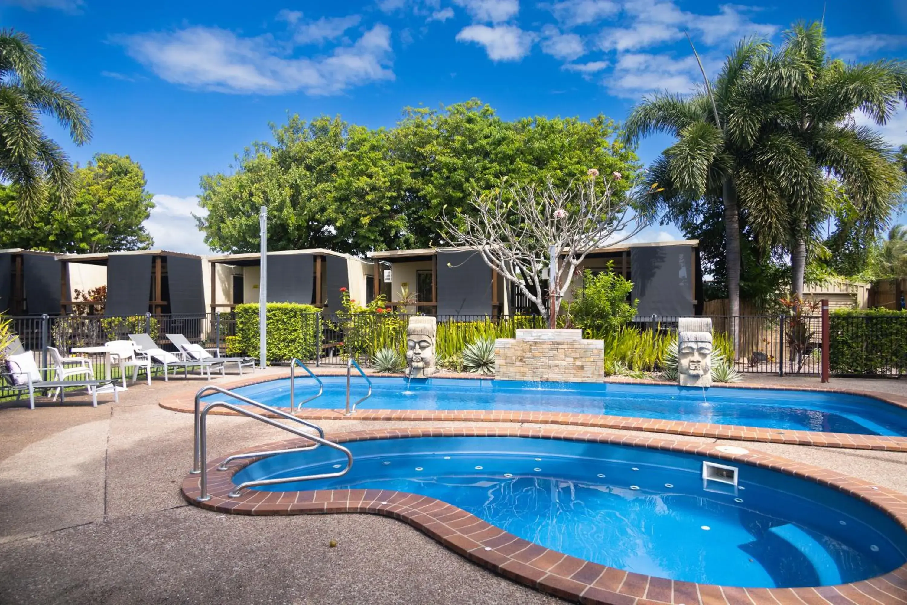 Garden view in Wongai Beach Hotel Garden view in Wongai Beach Hotel