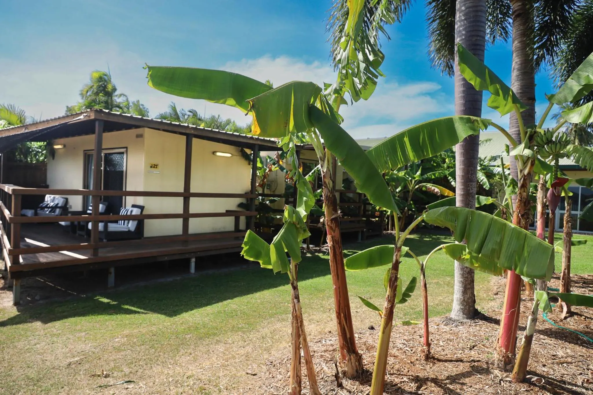 Patio in Wongai Beach Hotel