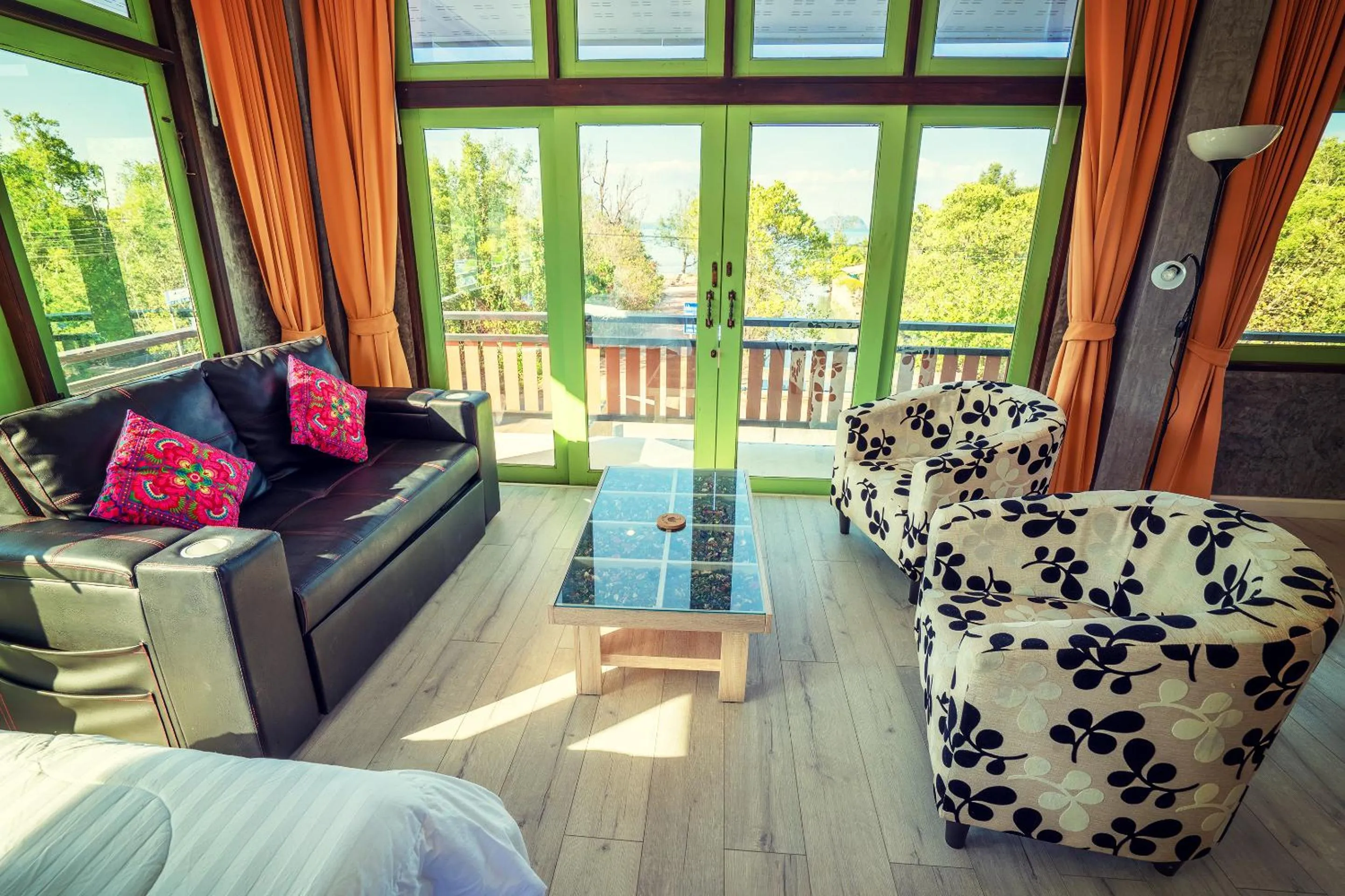 Living room in Tonmai Suites