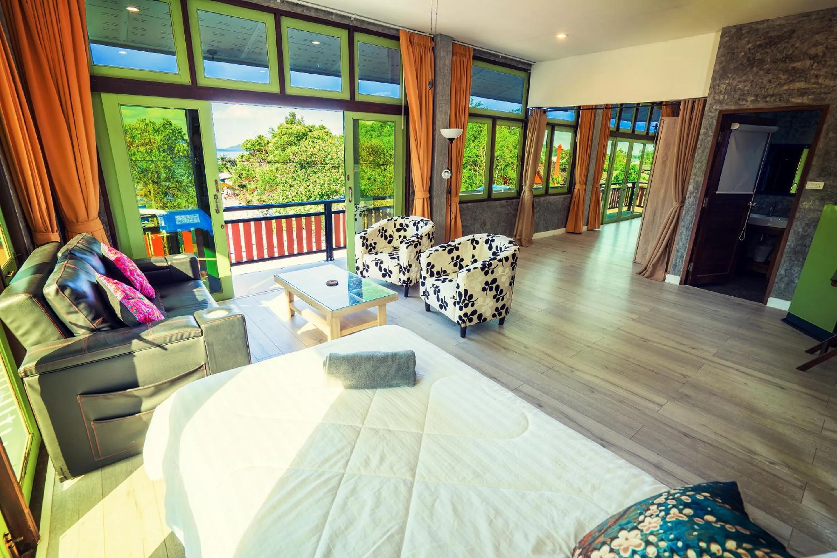 Living room in Tonmai Suites