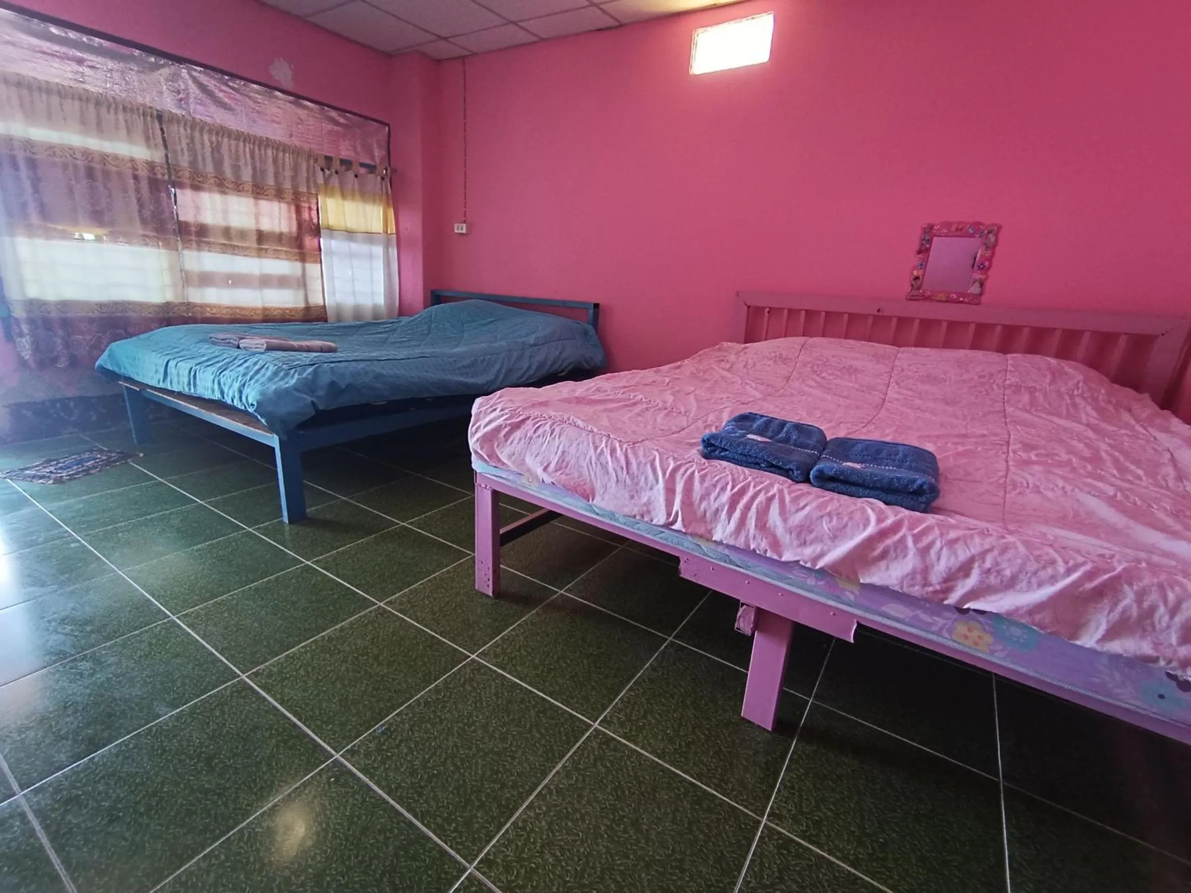 Property building, Bed in Pai Forest Resort