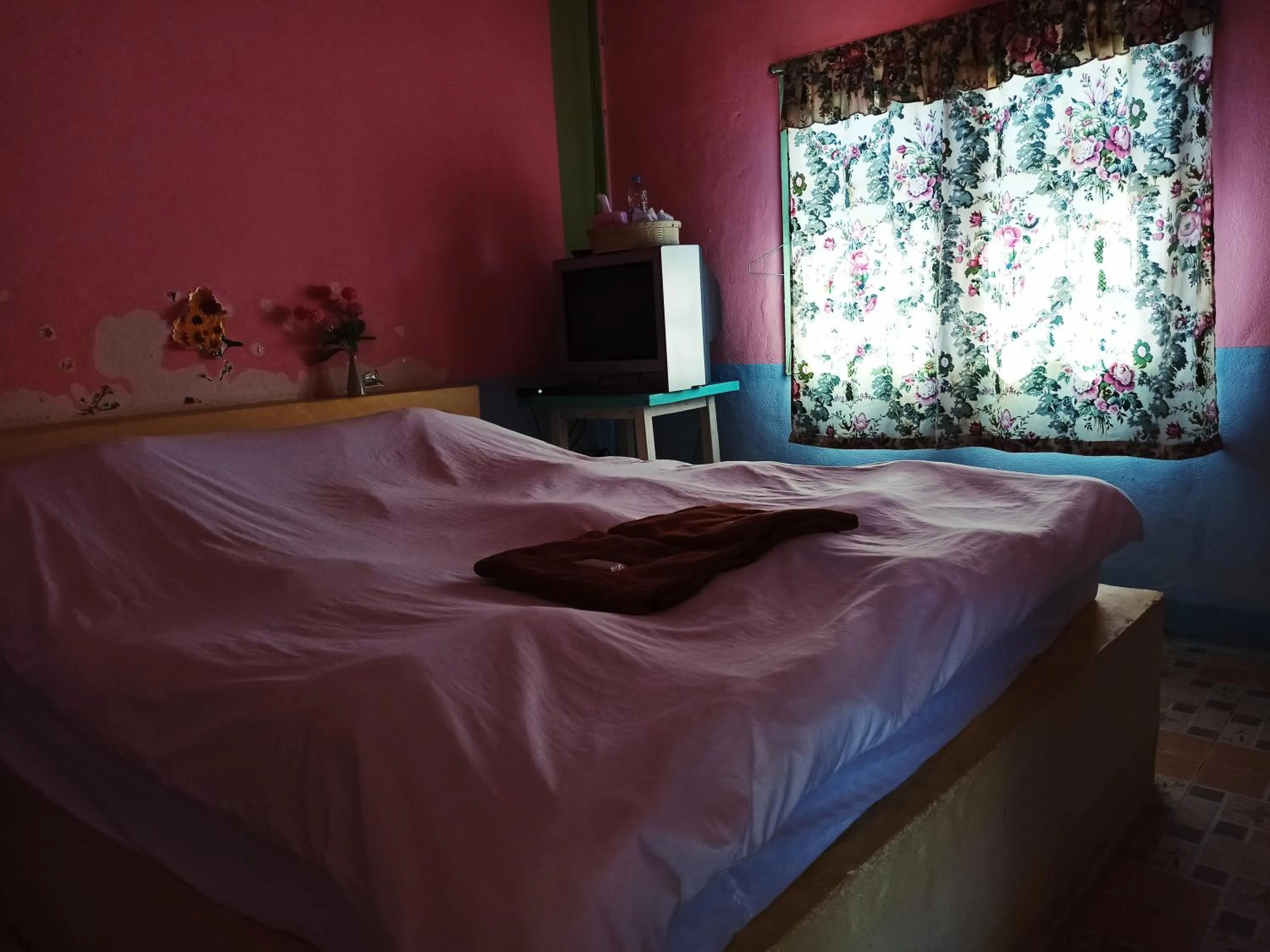 Bed in Pai Forest Resort