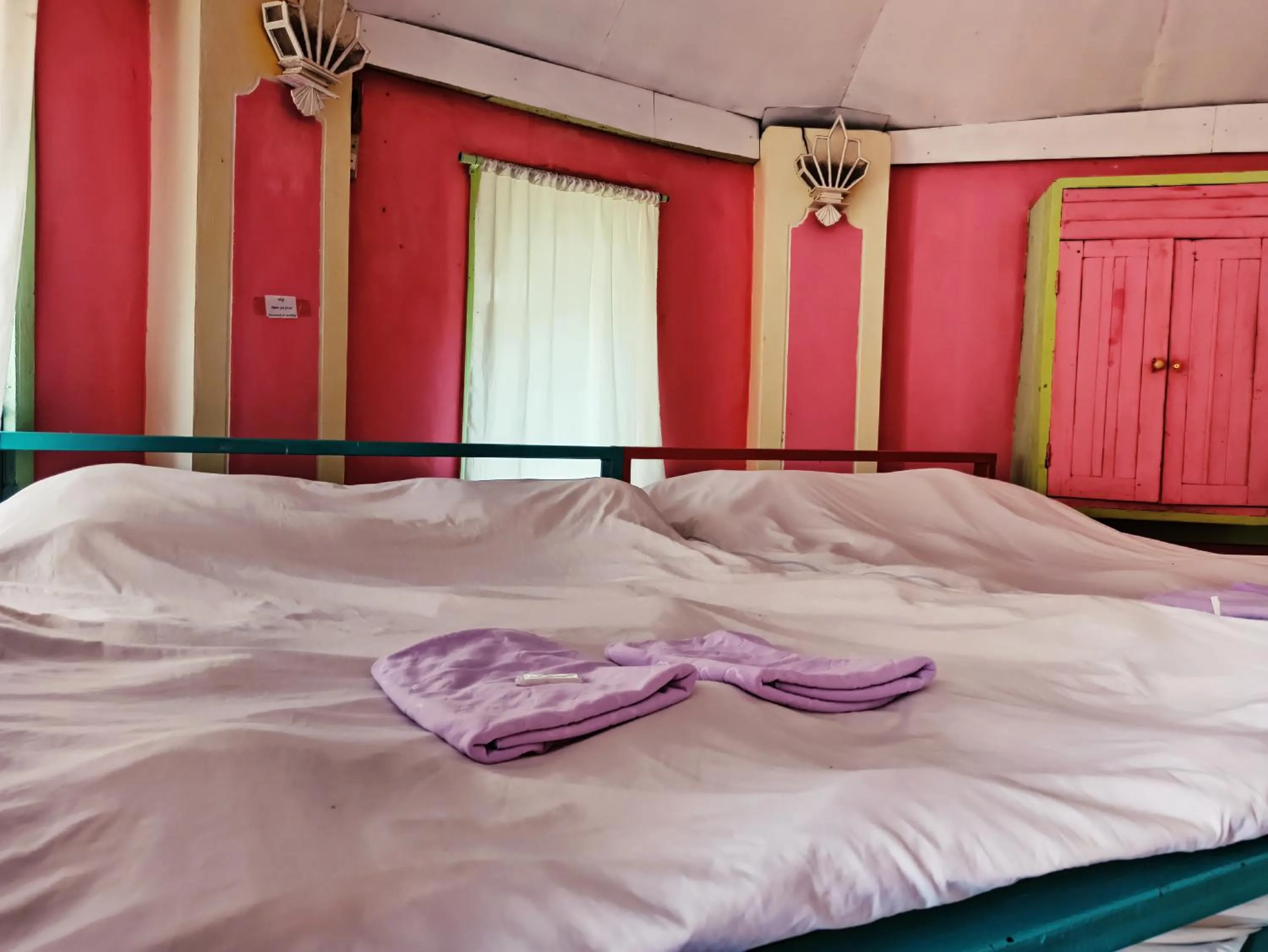Bed in Pai Forest Resort