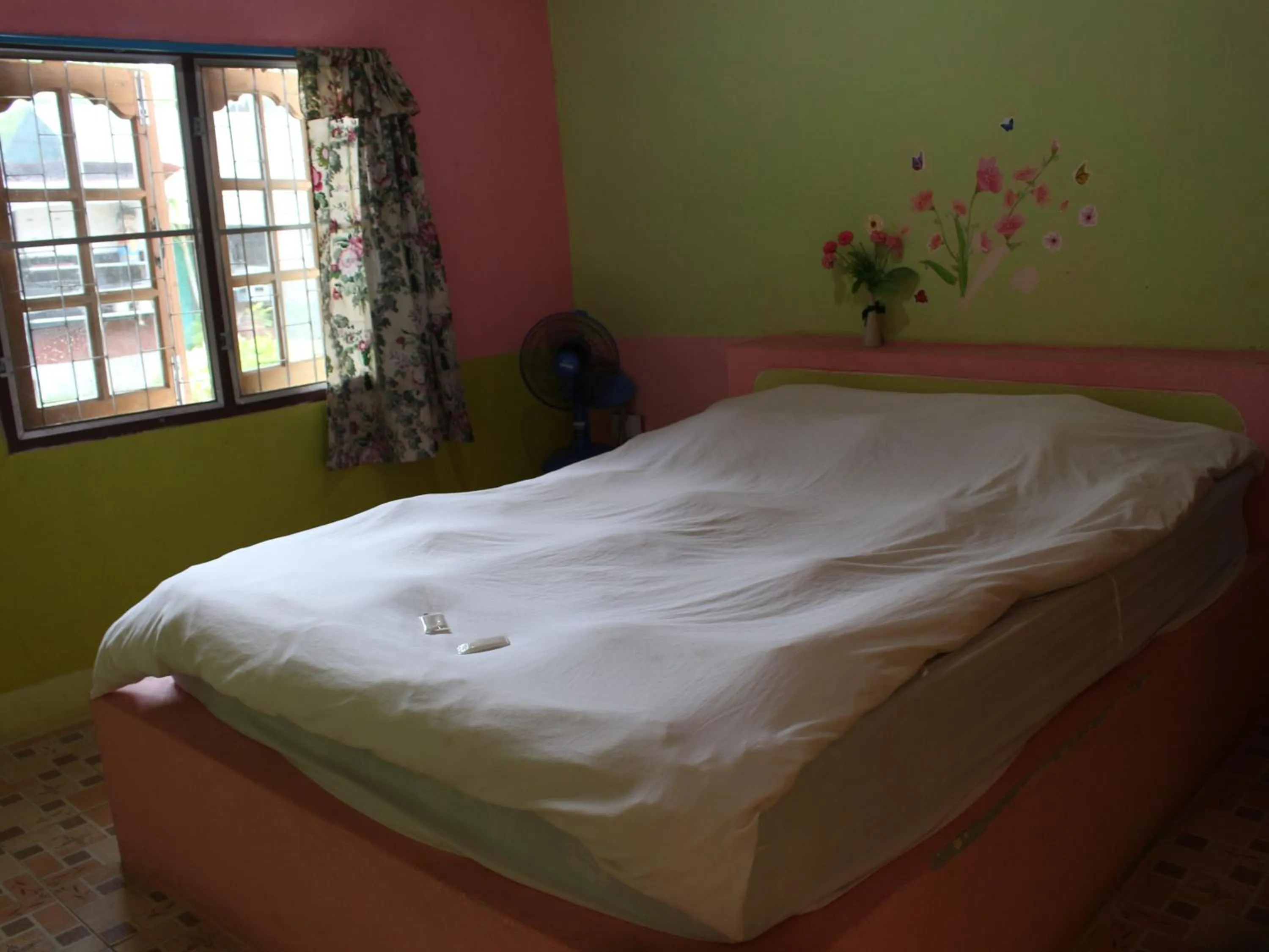Bed in Pai Forest Resort