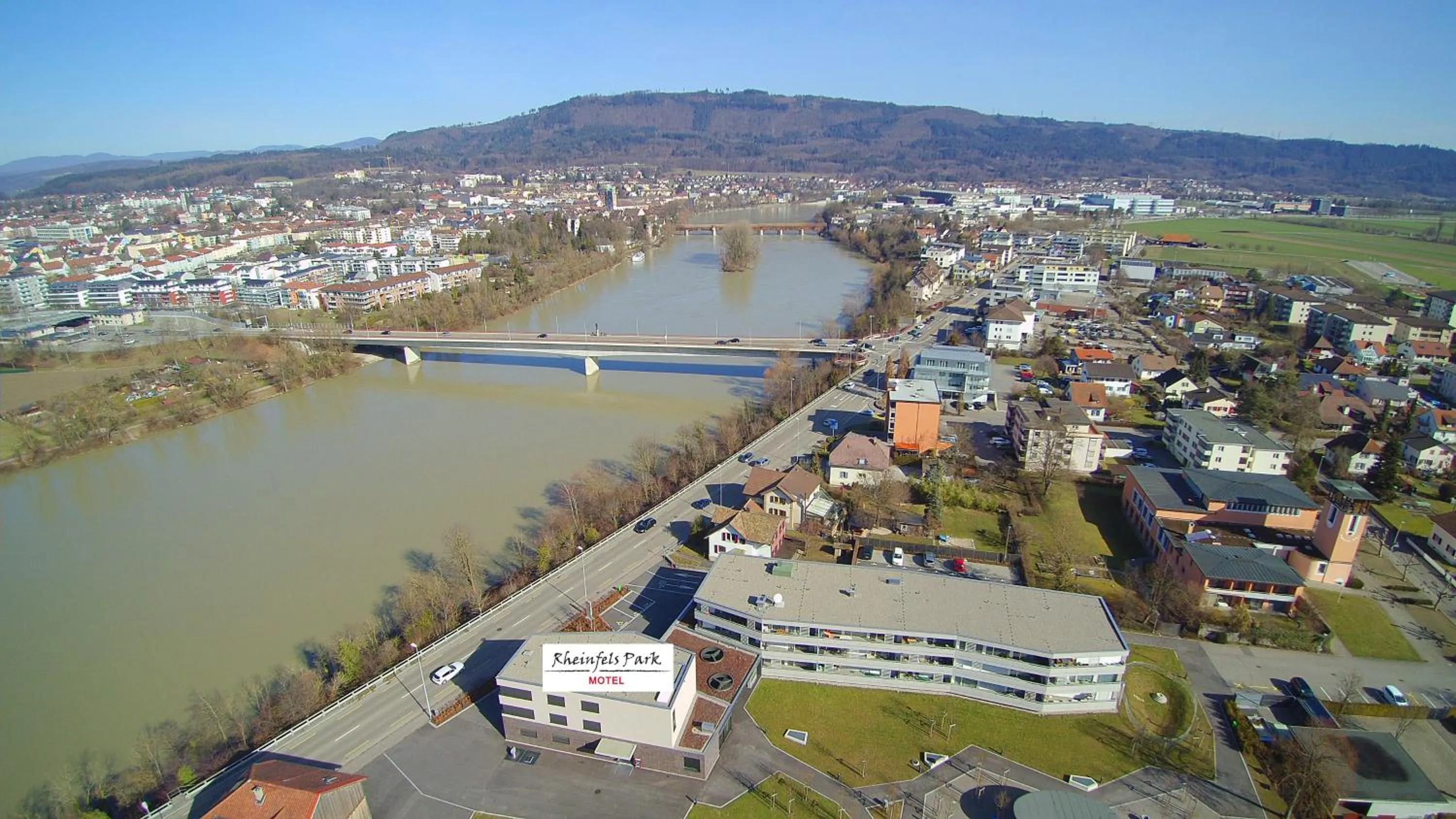 Bird's eye view in Motel Rheinfels Park