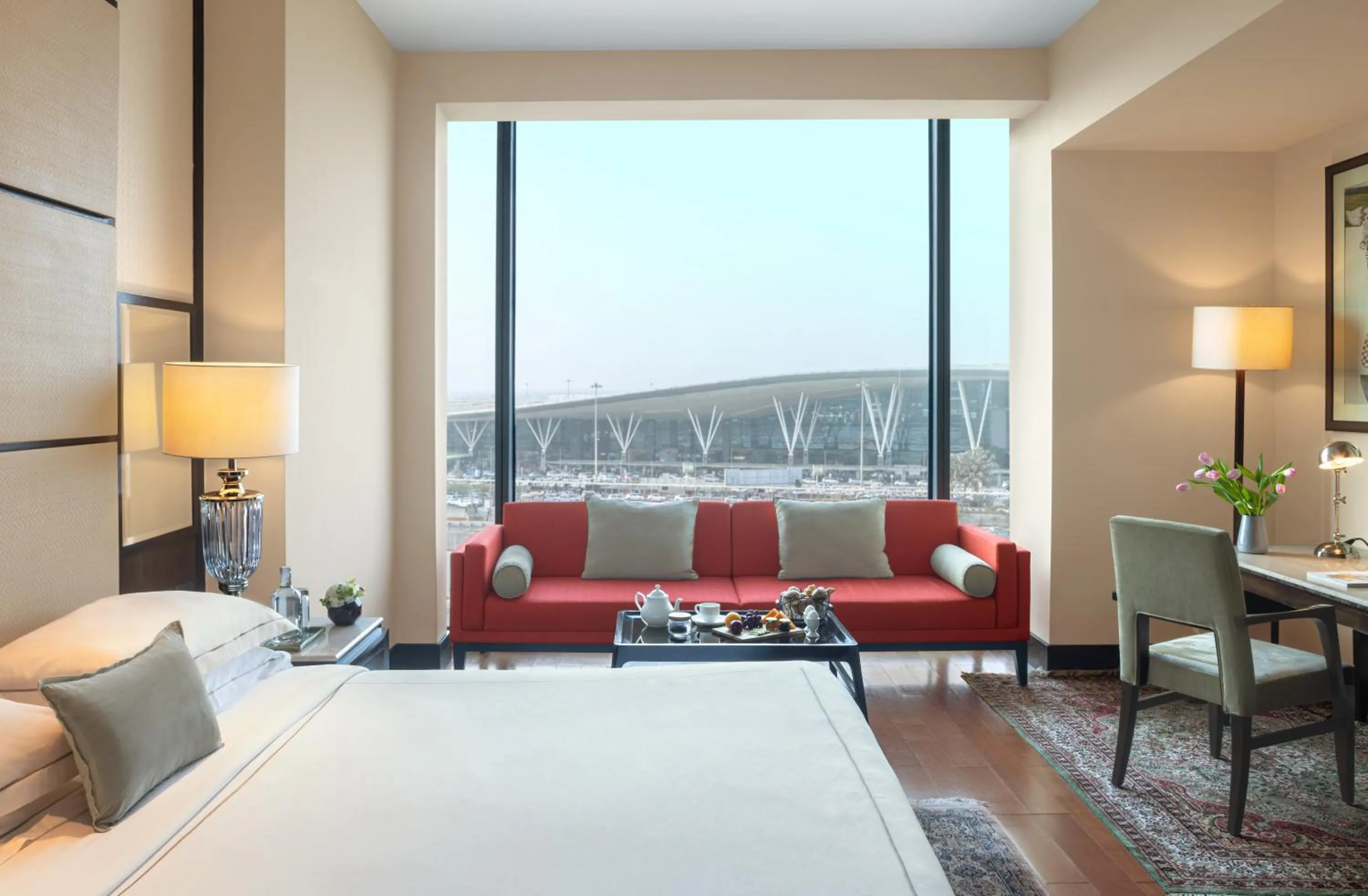 Bed in Taj Bangalore