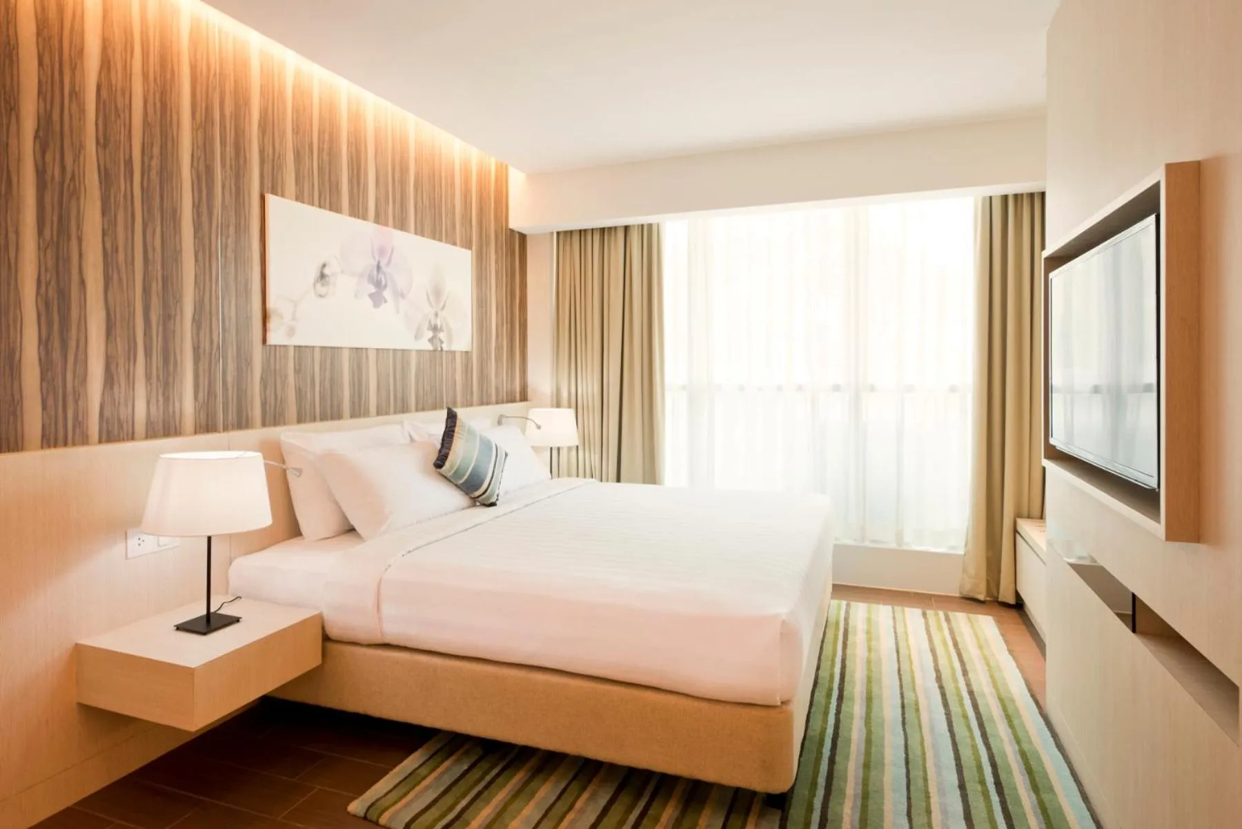 Bedroom, Bed in Oasia Suites Kuala Lumpur by Far East Hospitality