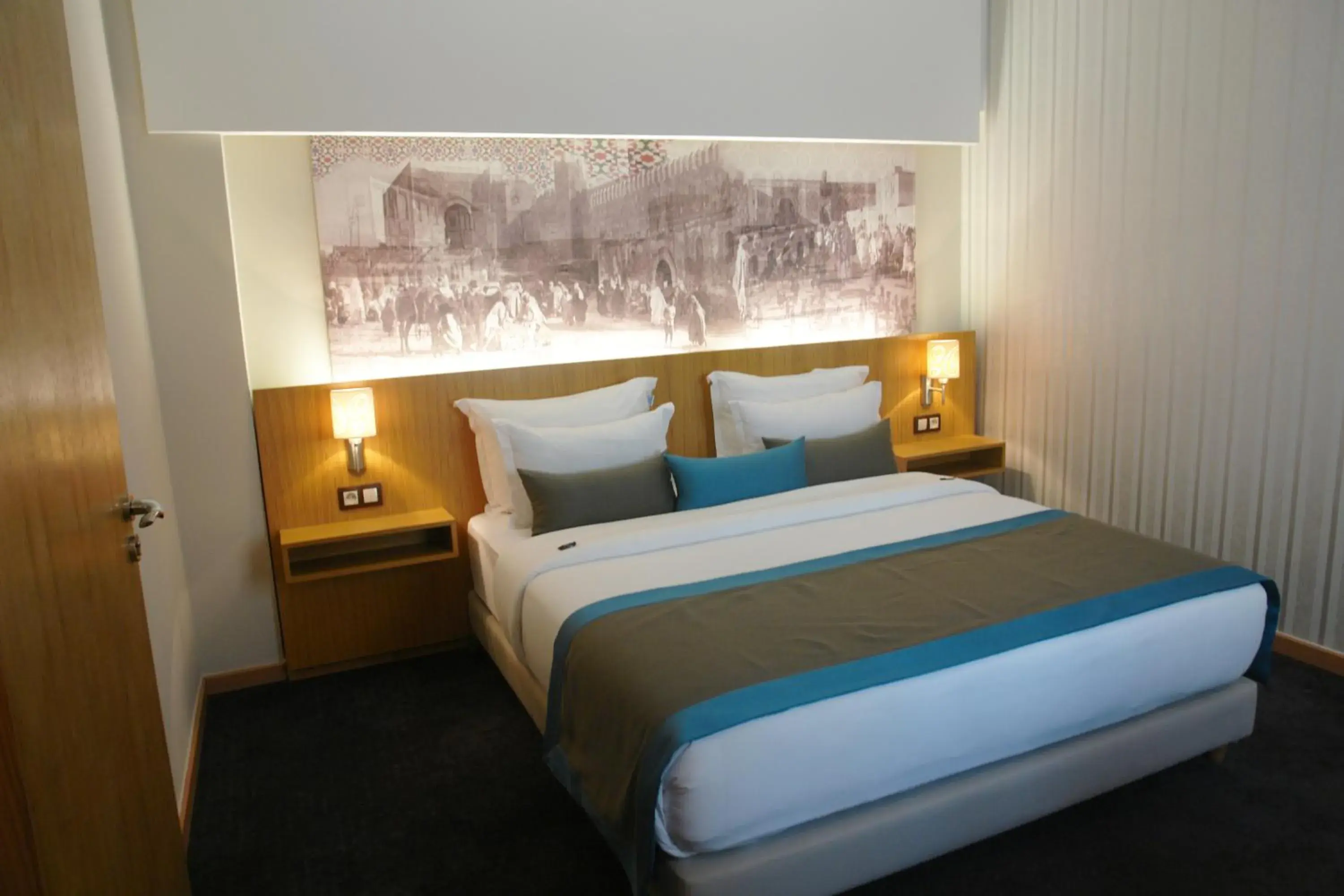 Bedroom, Bed in ONOMO Hotel Rabat Terminus Bedroom, Bed in ONOMO Hotel Rabat Terminus