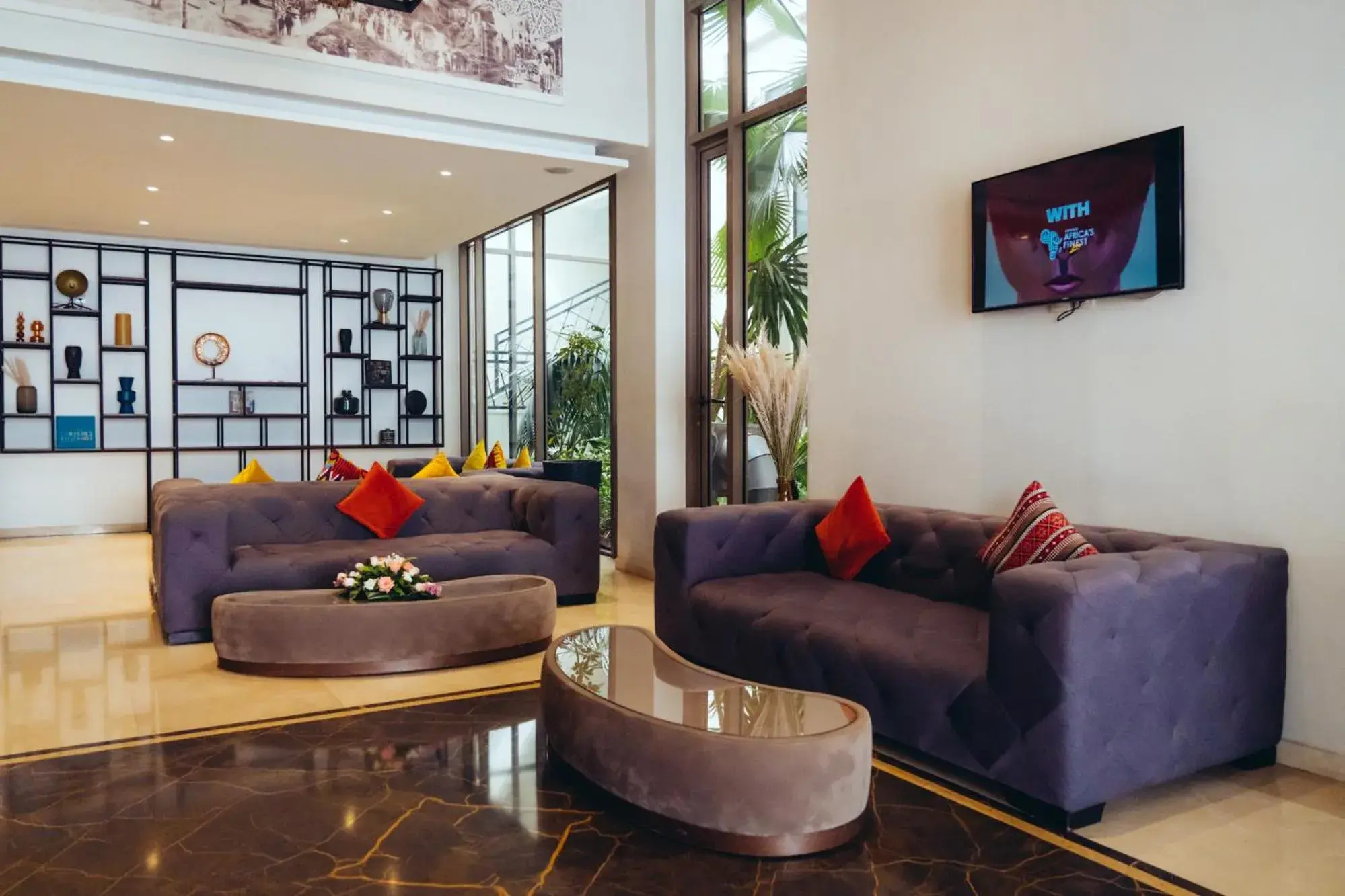 Living room in ONOMO Hotel Rabat Terminus Living room in ONOMO Hotel Rabat Terminus