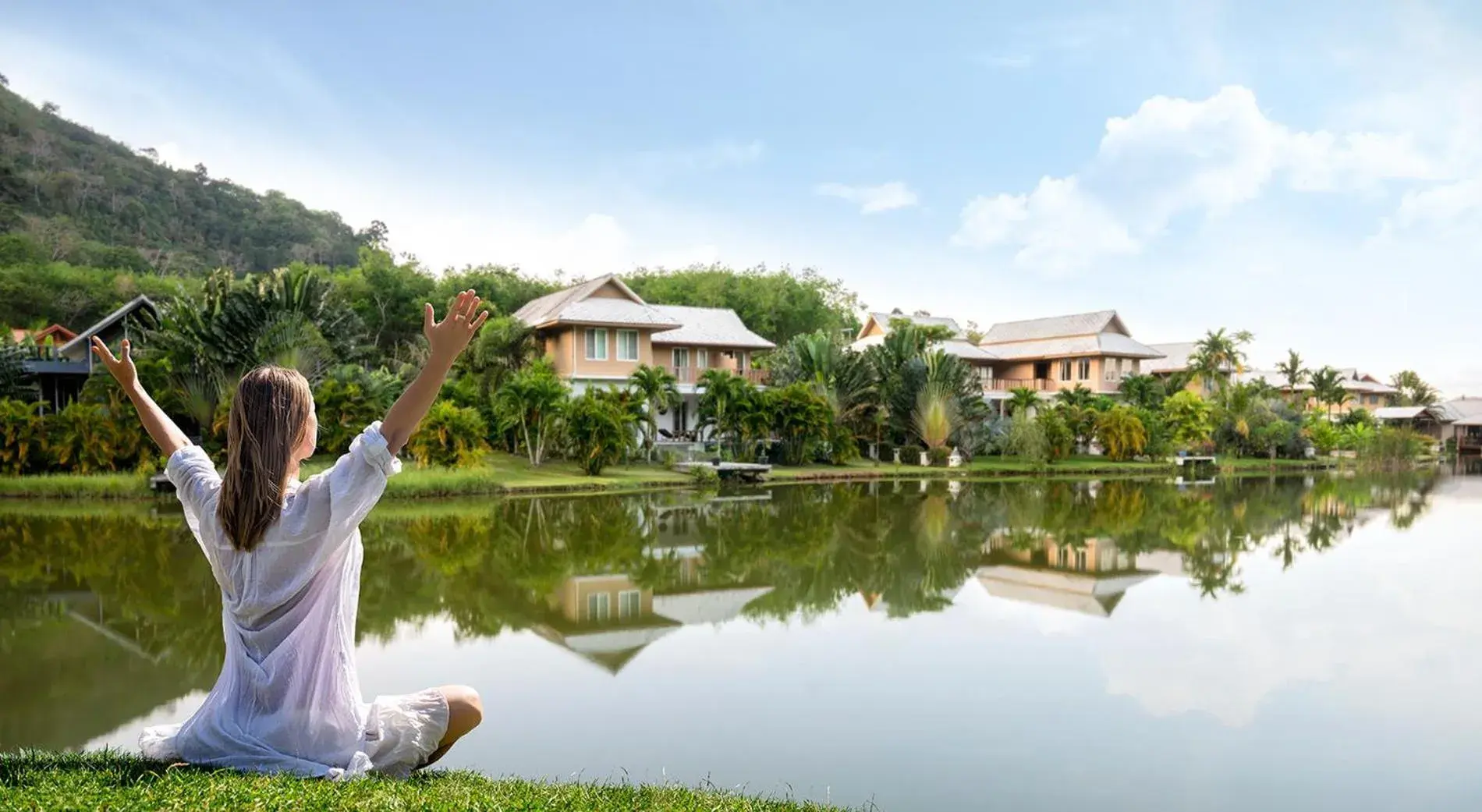 Lake view in TheLifeCo Phuket - Holistic Wellbeing Center Lake view in TheLifeCo Phuket - Holistic Wellbeing Center