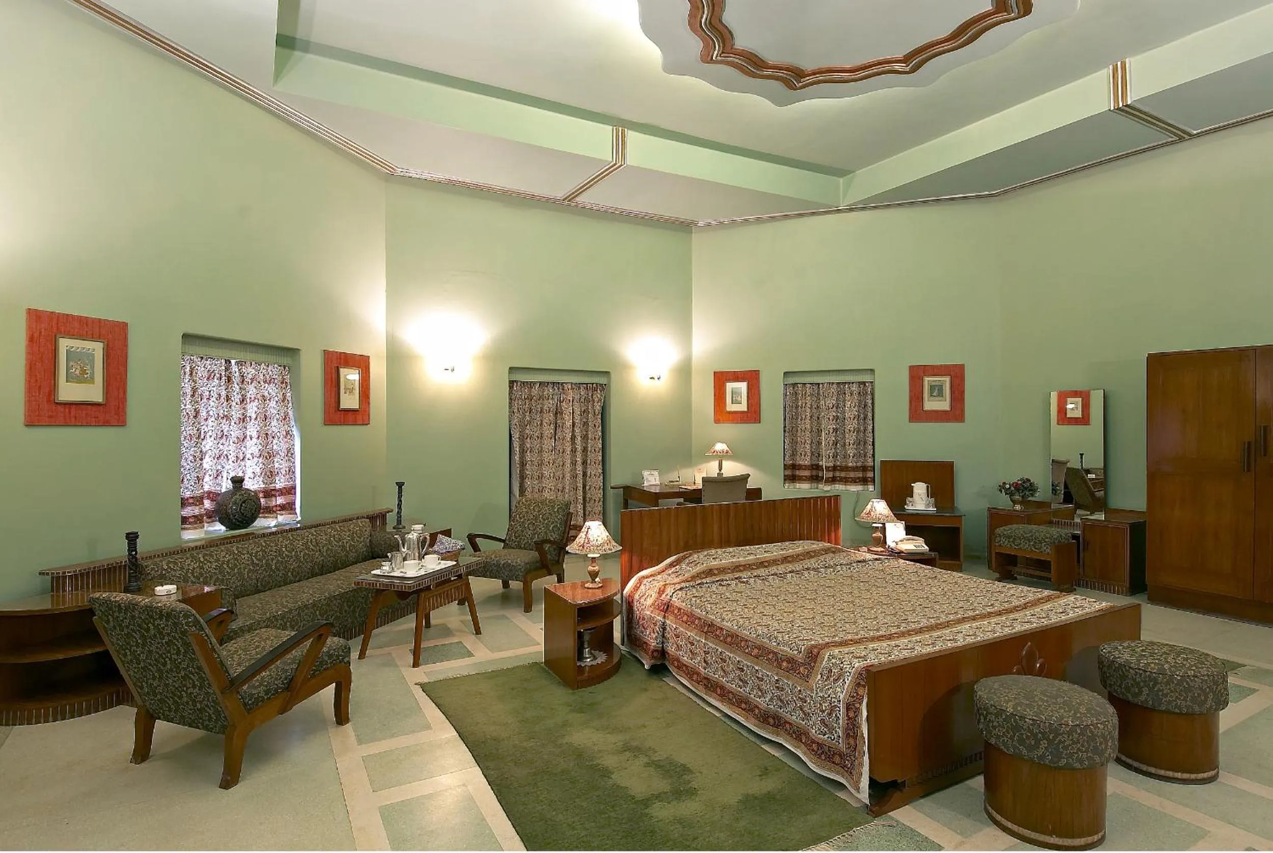 Bedroom, Bed in Welcomhotel by ITC Hotels, Fort & Dunes, Khimsar
