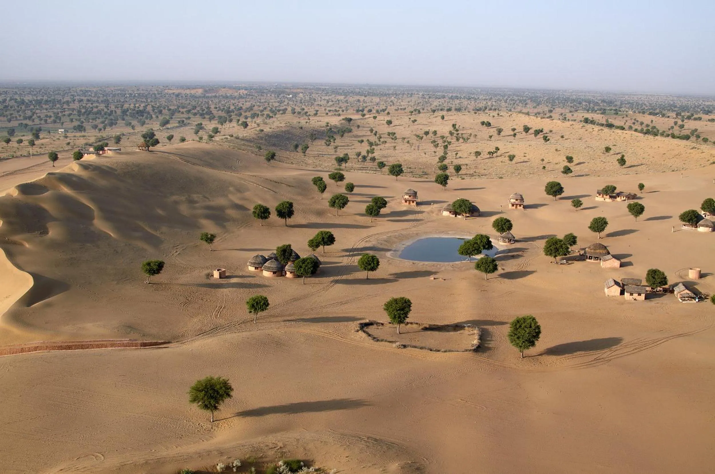 Bird's eye view in Welcomhotel by ITC Hotels, Fort & Dunes, Khimsar