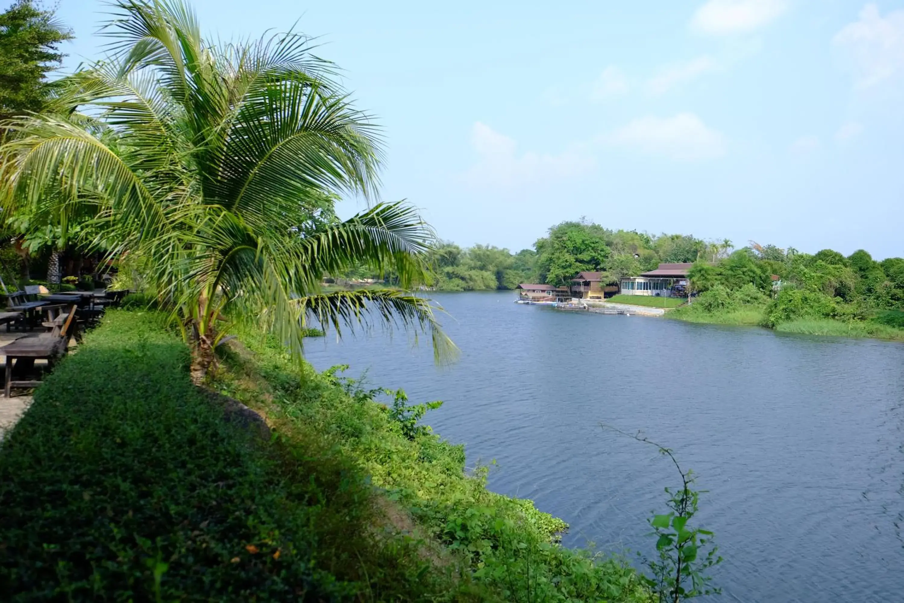 River view in Evergreen Resort Chanthaburi River view in Evergreen Resort Chanthaburi