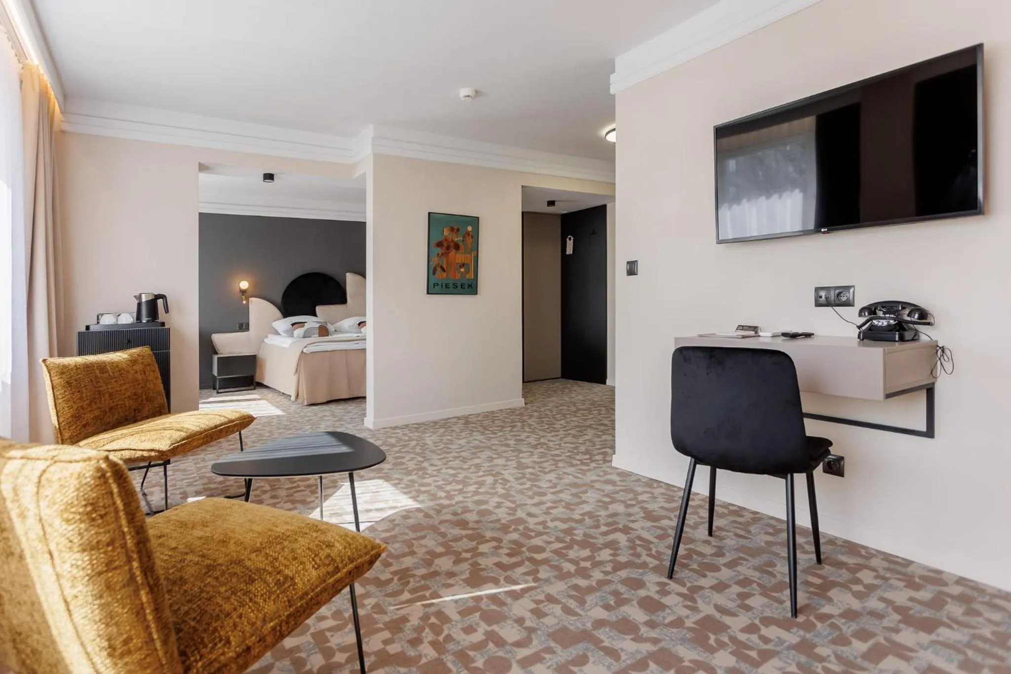 Seating area in Hotel Tarnovia