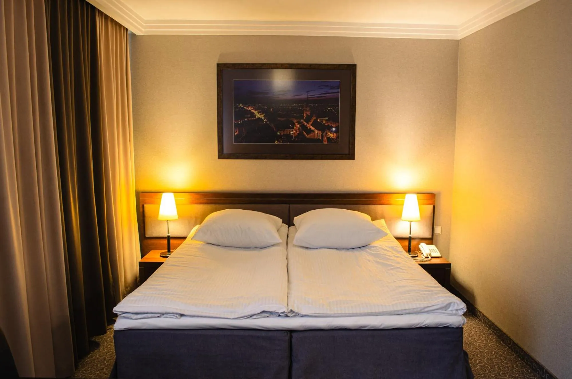 Bed in Hotel Tarnovia