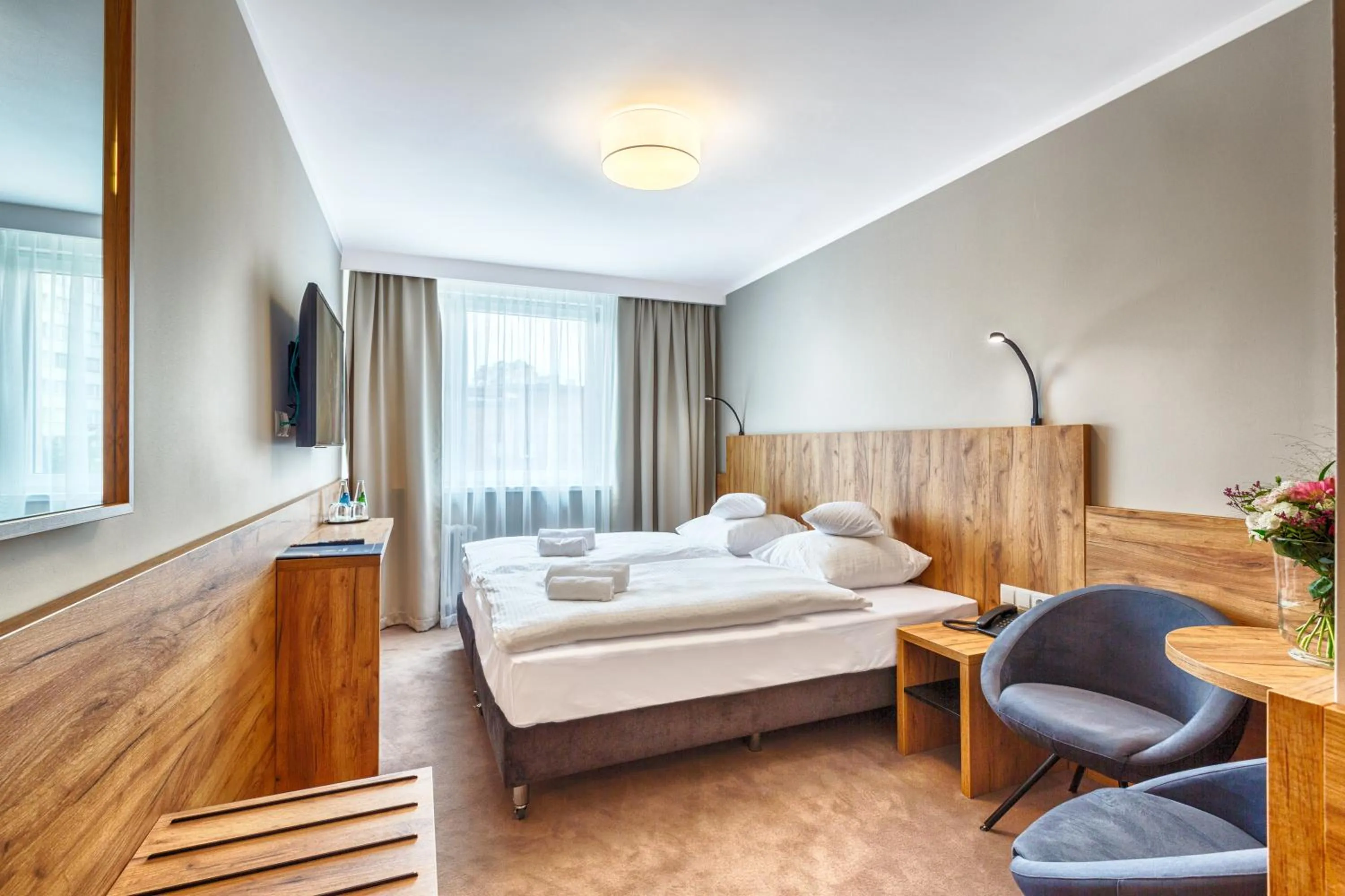 Bed in Hotel Tarnovia