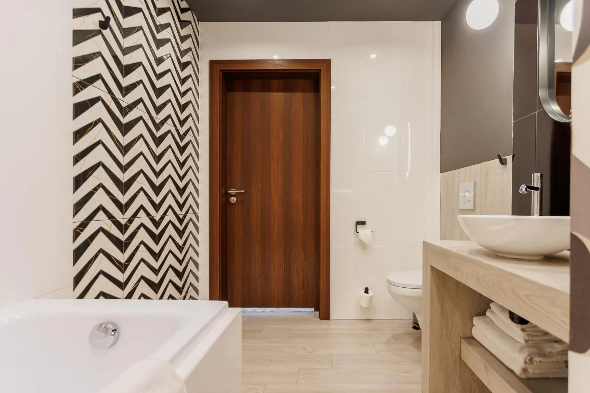 Bathroom in Hotel Tarnovia