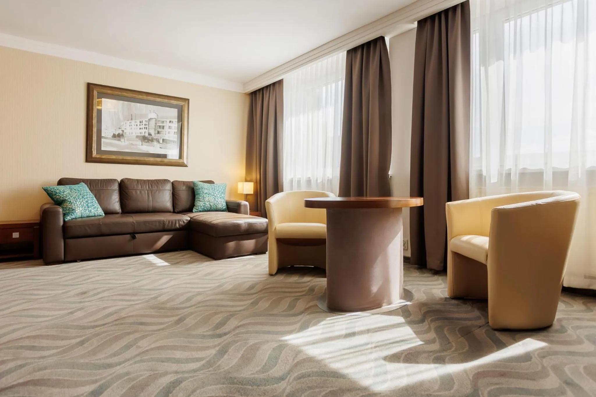 Seating area in Hotel Tarnovia