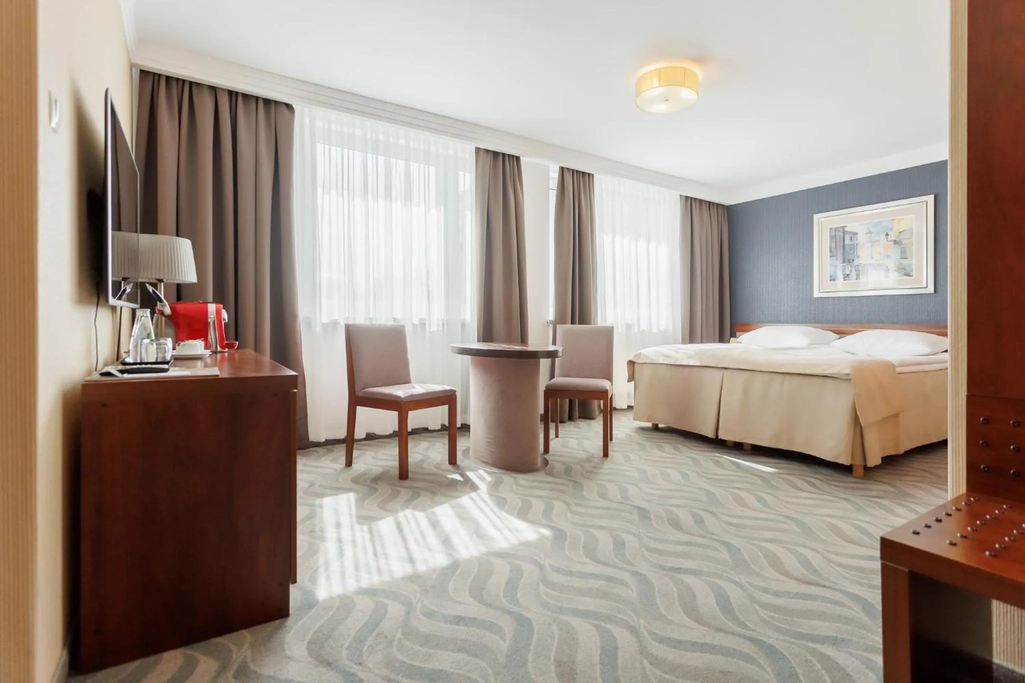 Bed in Hotel Tarnovia