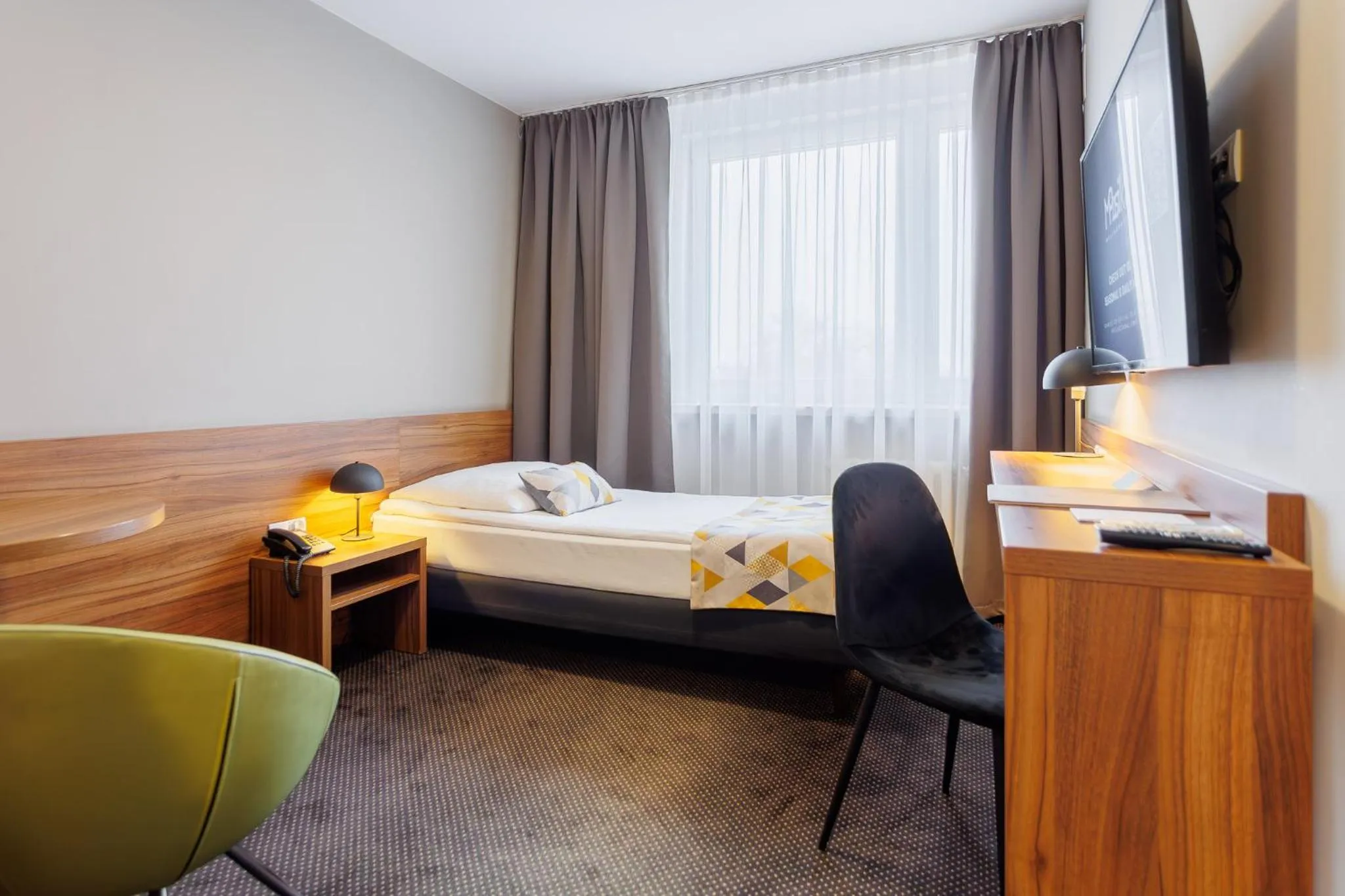 Bed in Hotel Tarnovia