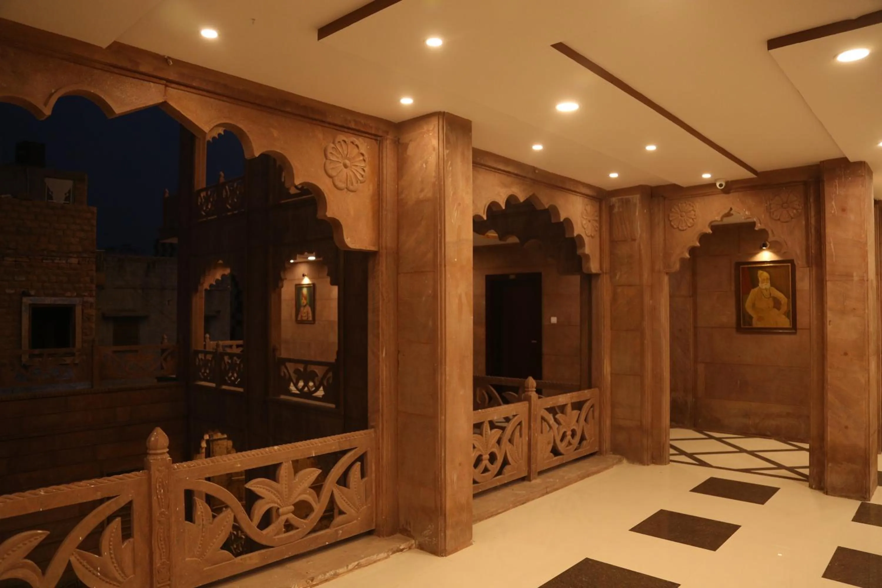 Balcony/Terrace in Om Heritage Haveli