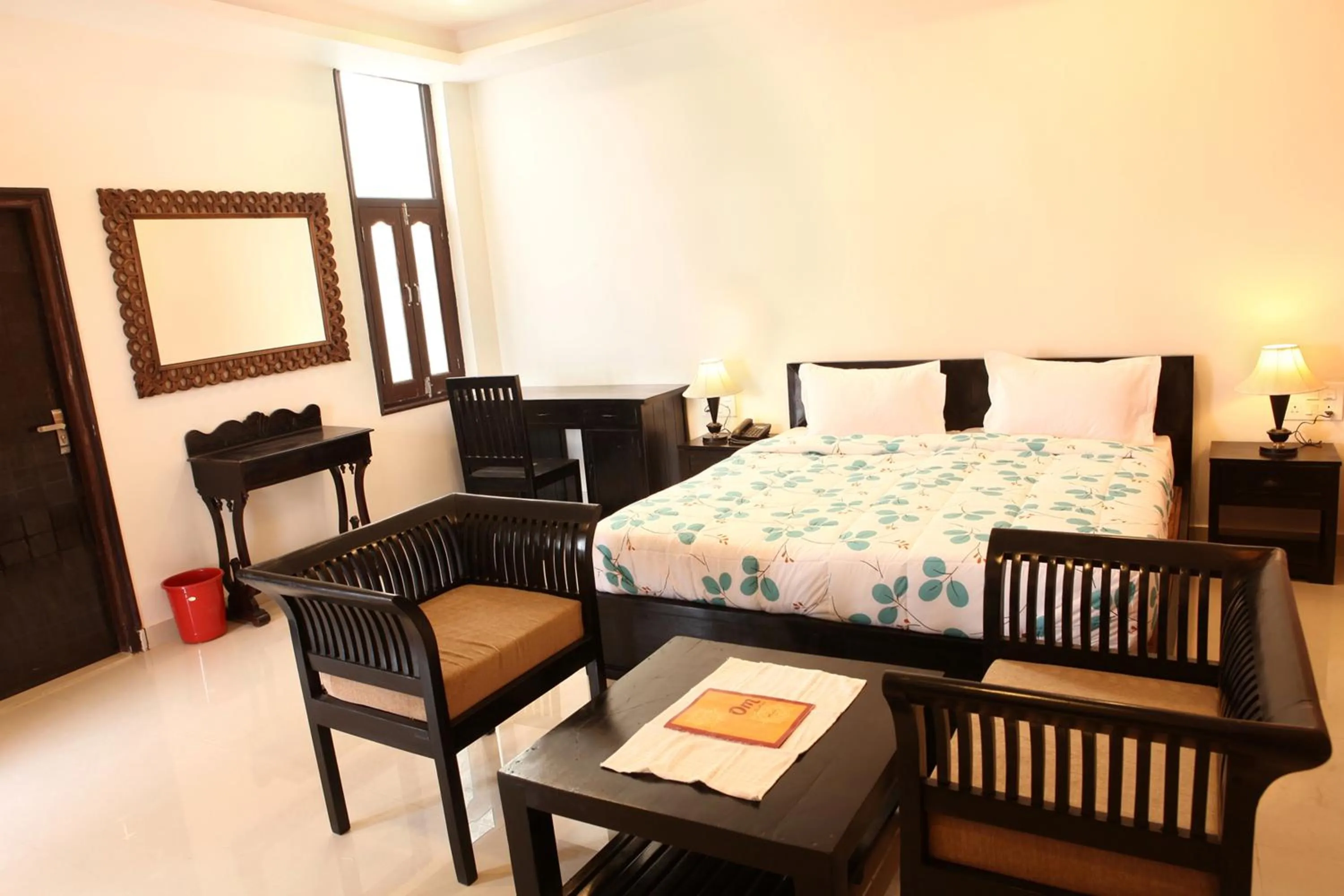 Bedroom, Bed in Om Heritage Haveli